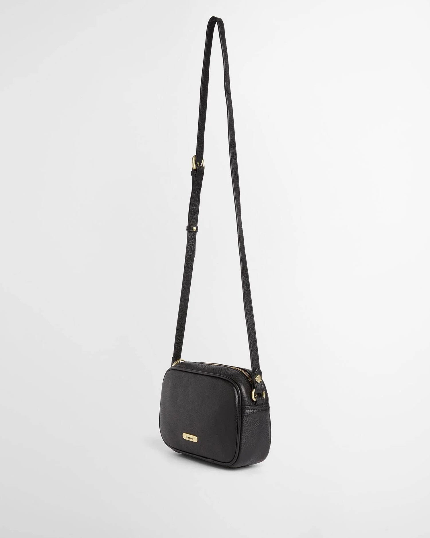 Barbour Daphne Leather Mini Crossbody Bag In Black LBA0546BK111