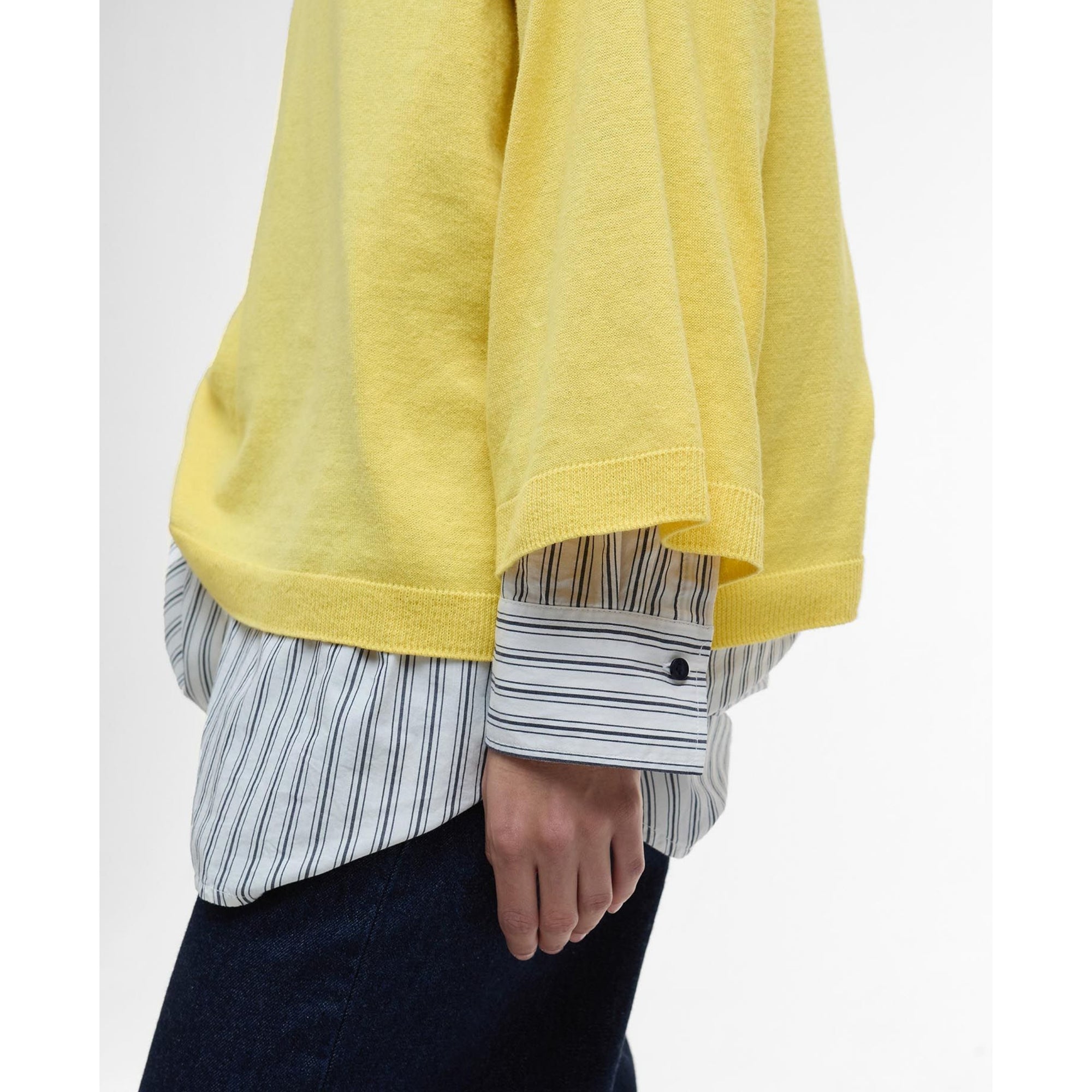 Barbour Lucy Knitted Jumper in Sunray Yellow LKN1623YE32