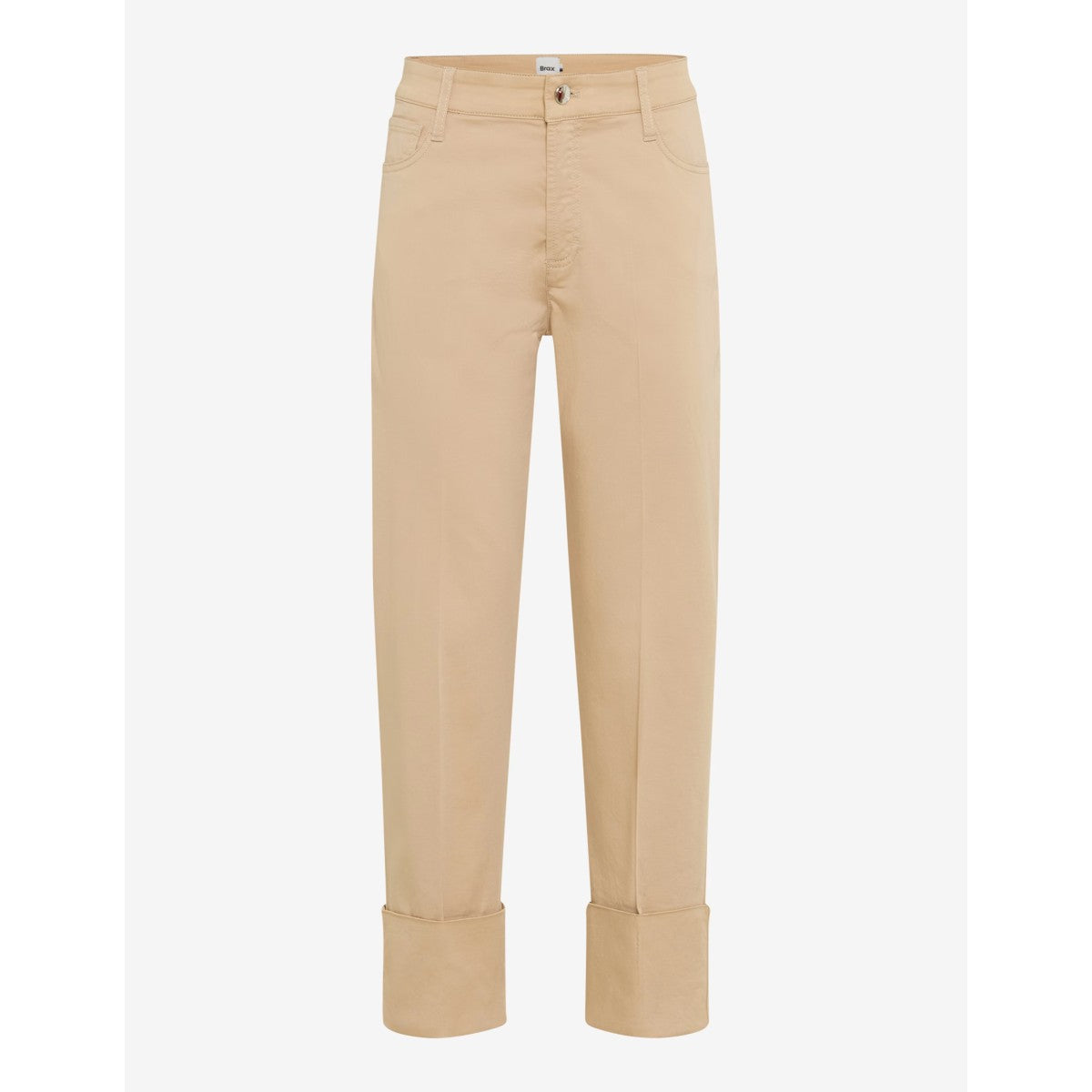 Brax Madison S Five Pocket Straight Leg Trousers In Almond 09-1452