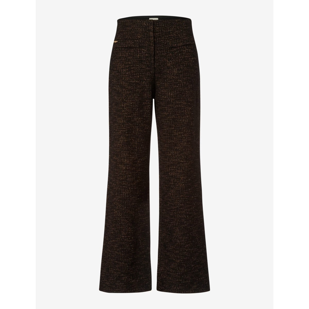 Brax Maine Bouclé Wide-Leg Palazzo Trousers