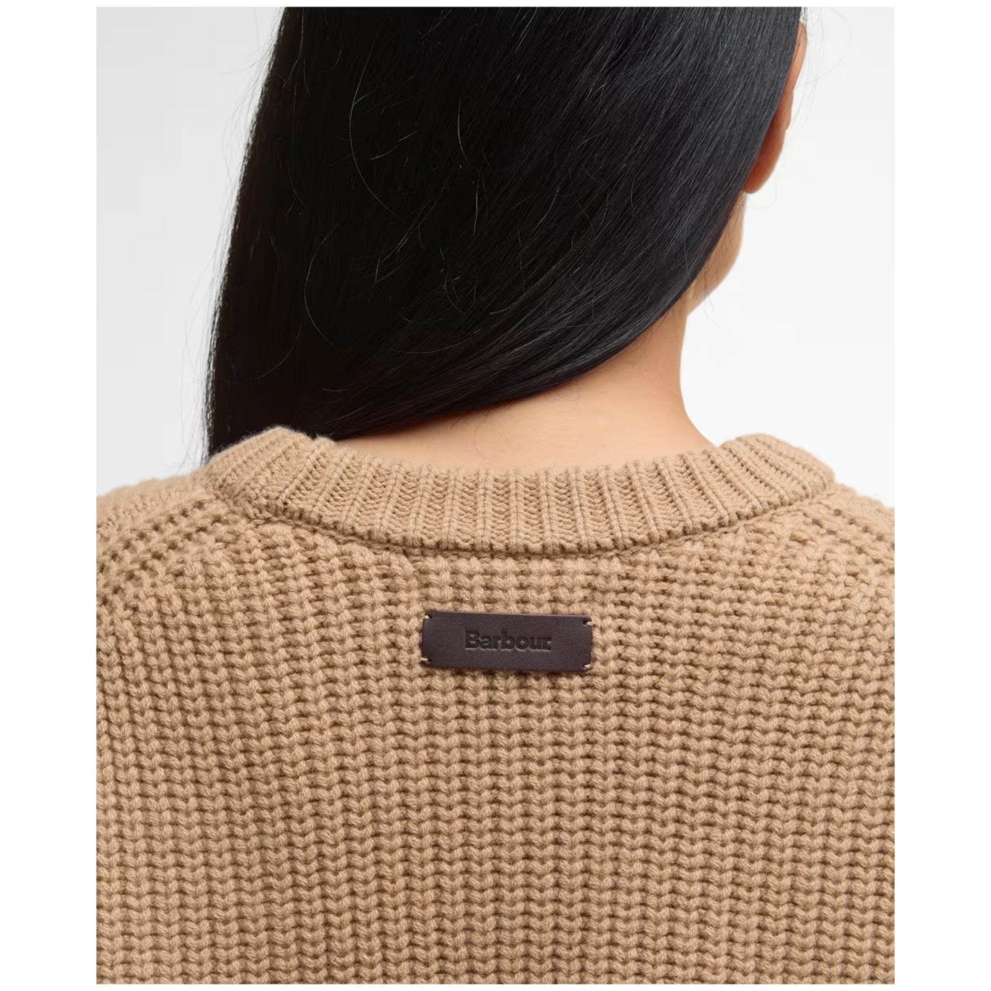 Barbour Lilian Knitted Jumper Military Brown LKN1703BE31