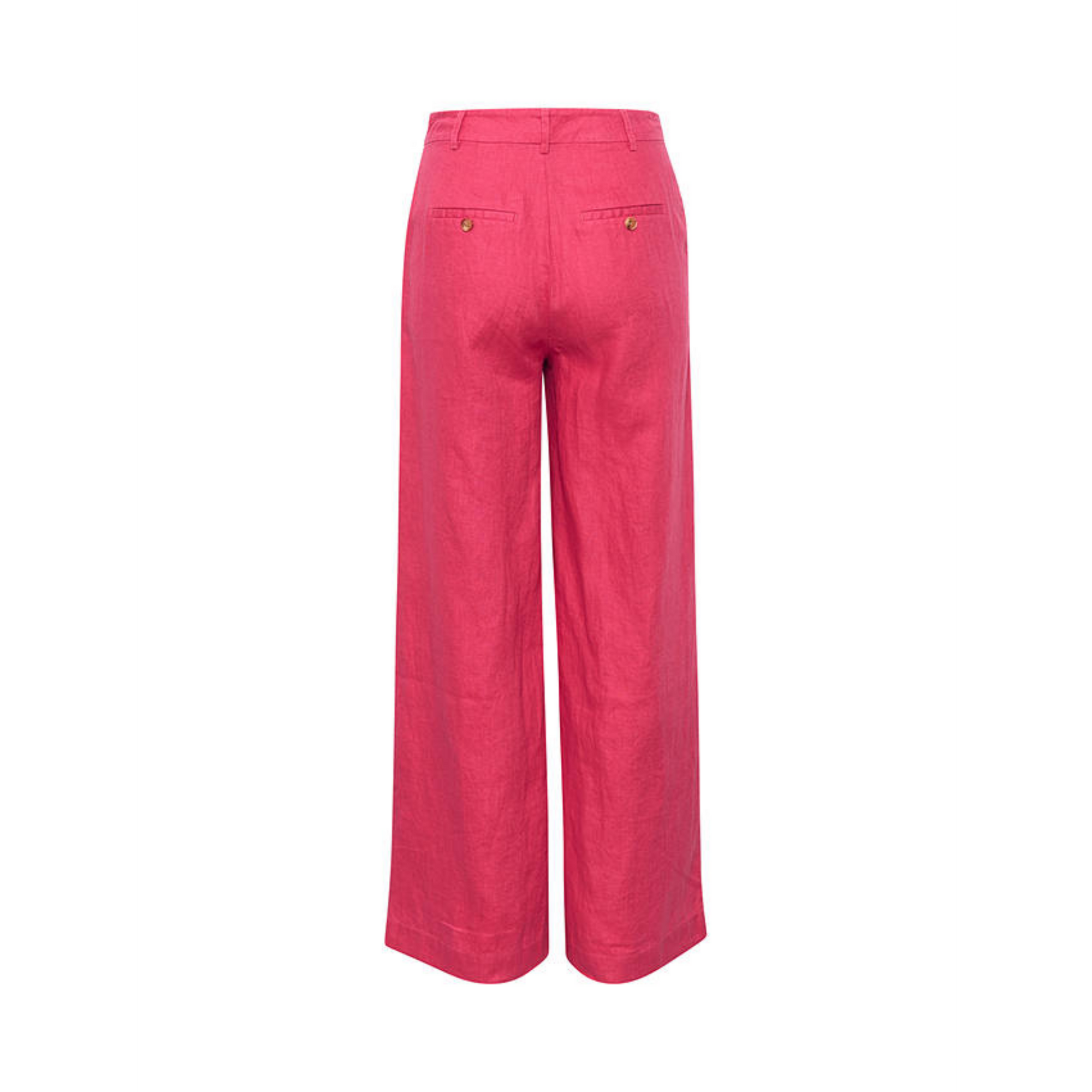 Part Two Ninnes Linen Trousers In Claret Red 7724