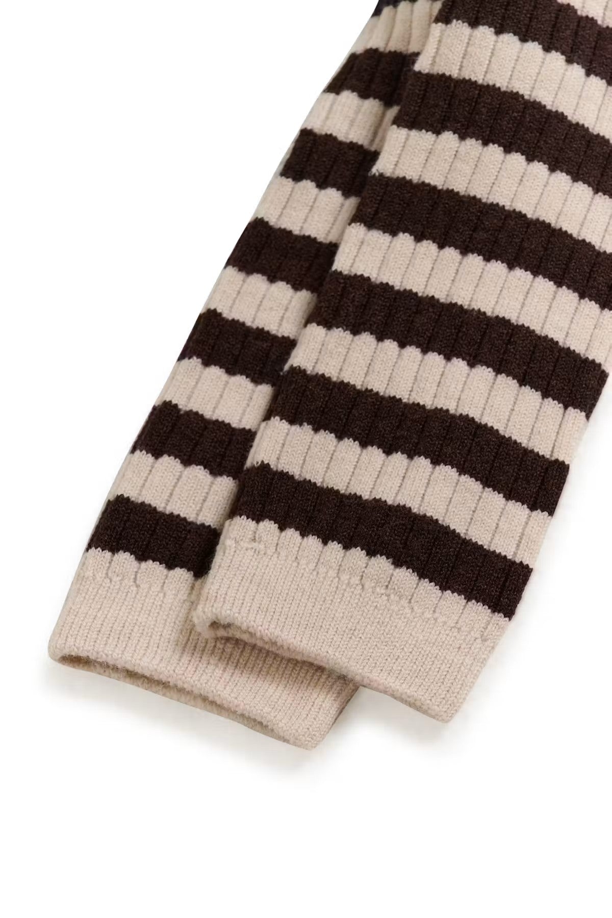 Part Two Dorin Socks In  Cream/Mole Stripe 30311025