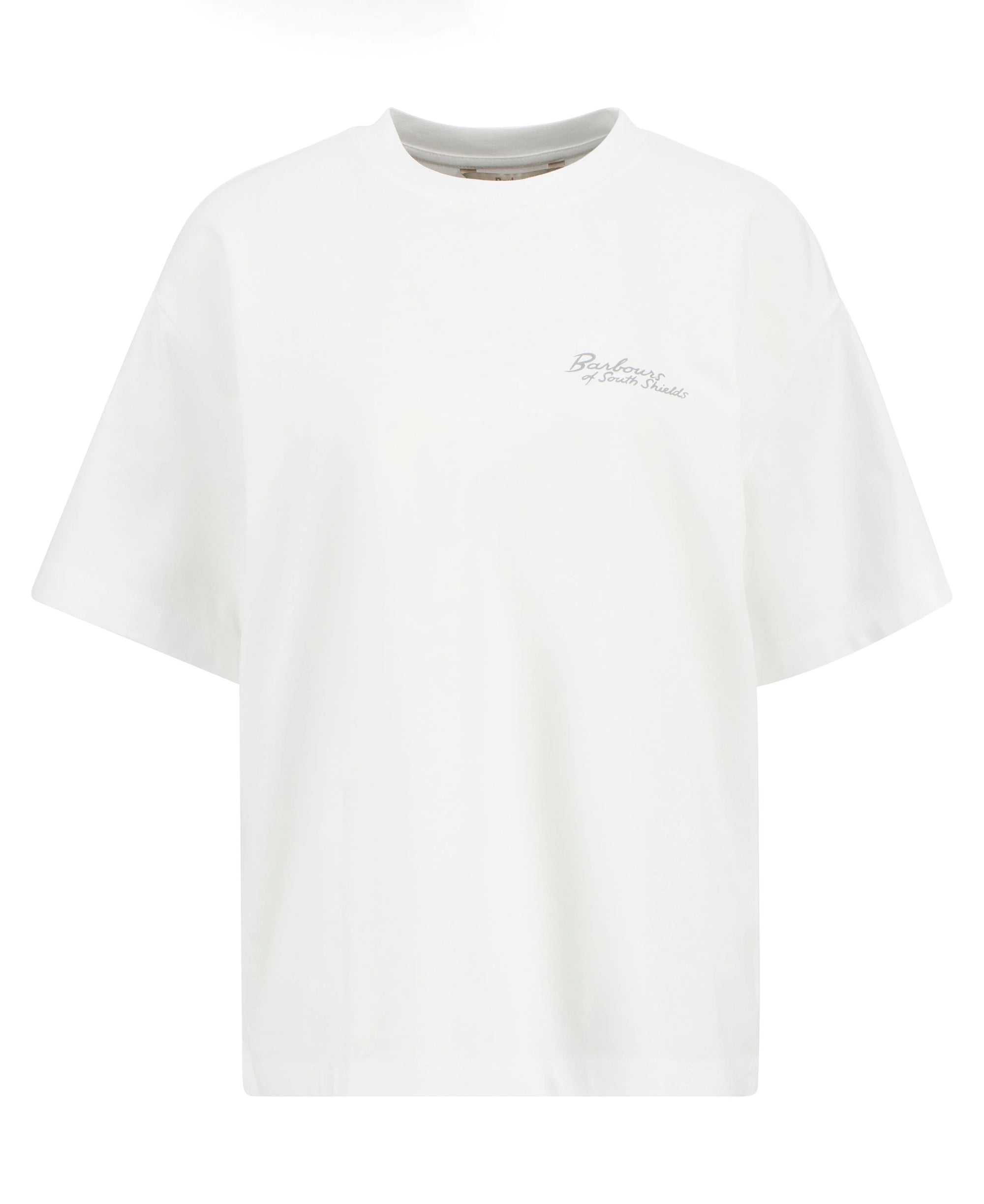 Barbour Kirby Cotton T-Shirt In White