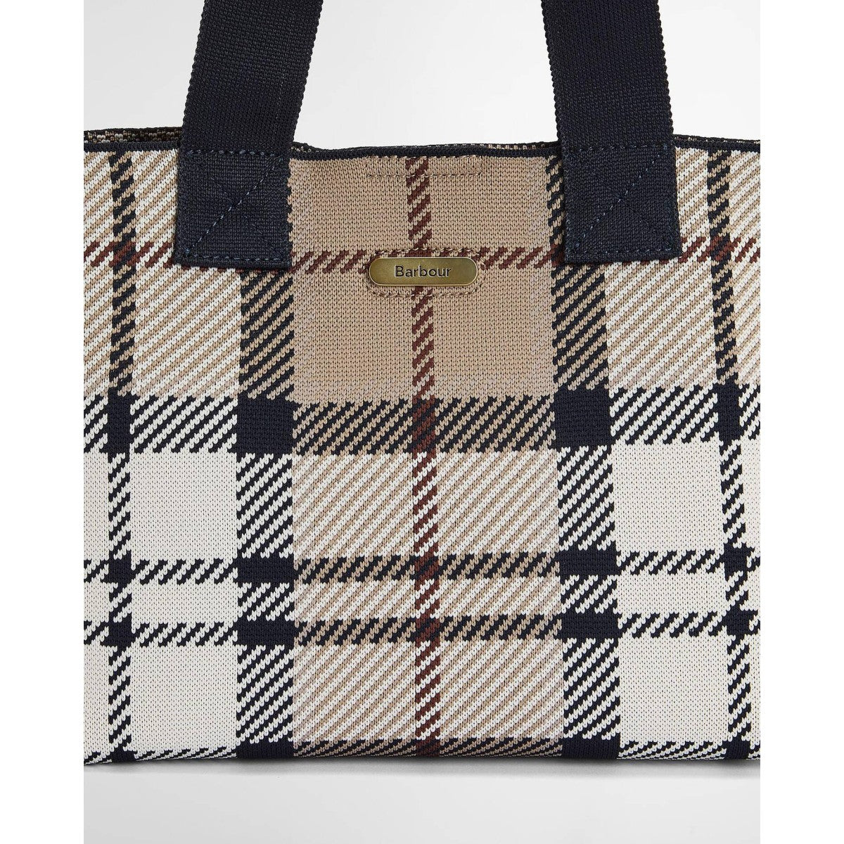 Barbour Layla Mini Tote Bga In Rosewood Tartan