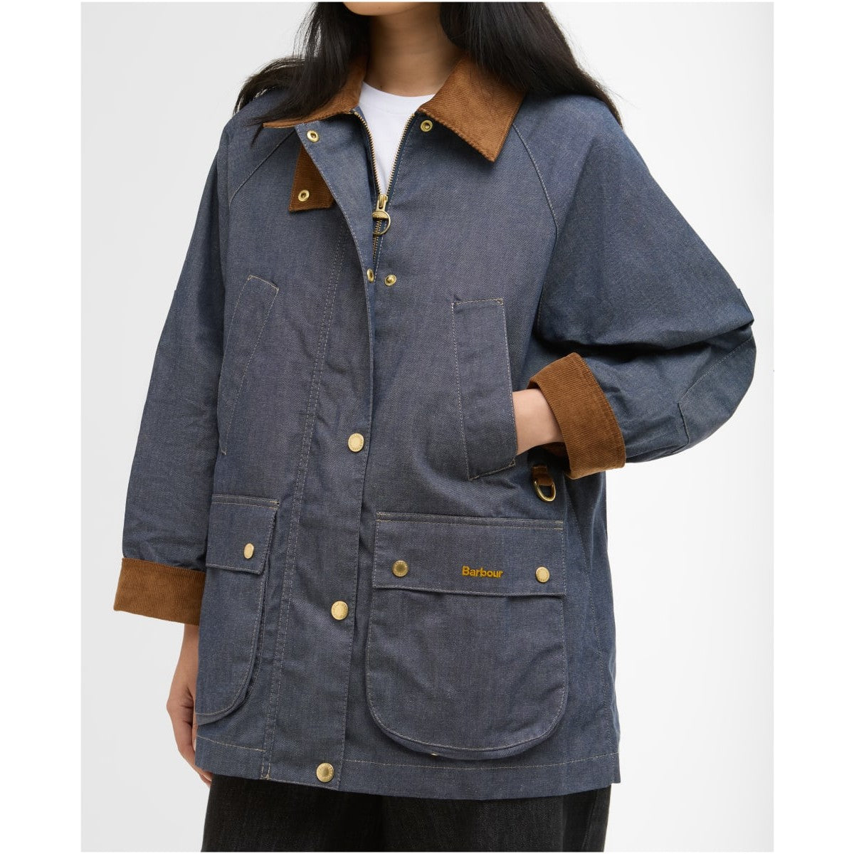 Barbour Asker Casual Jacket in Indigo