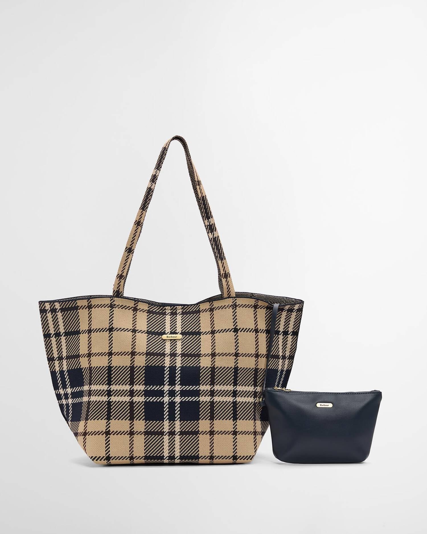 Barbour Layla Tote Bag In Birchwood Dress Tartan LBA0517TN391