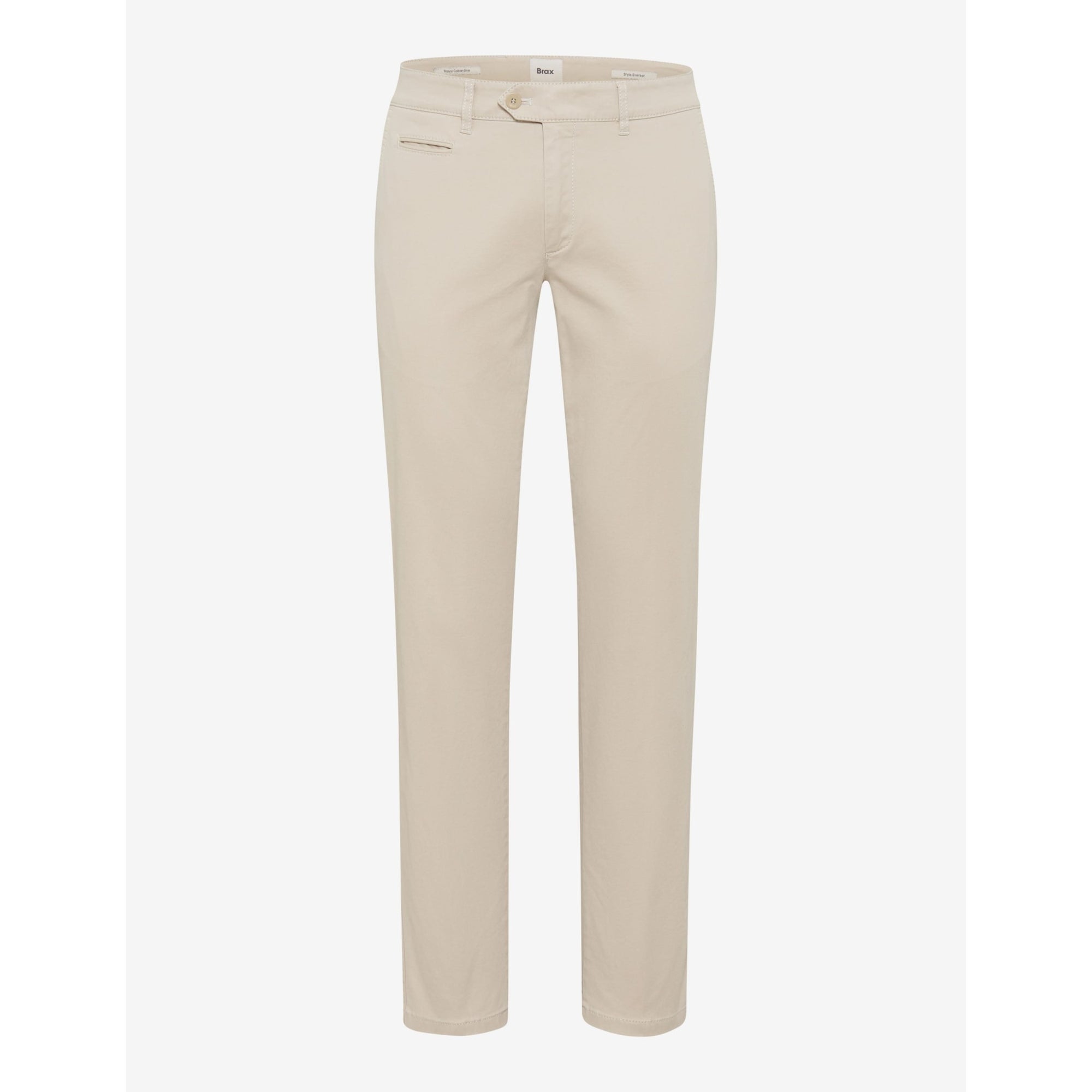 Beige pants on a white background
