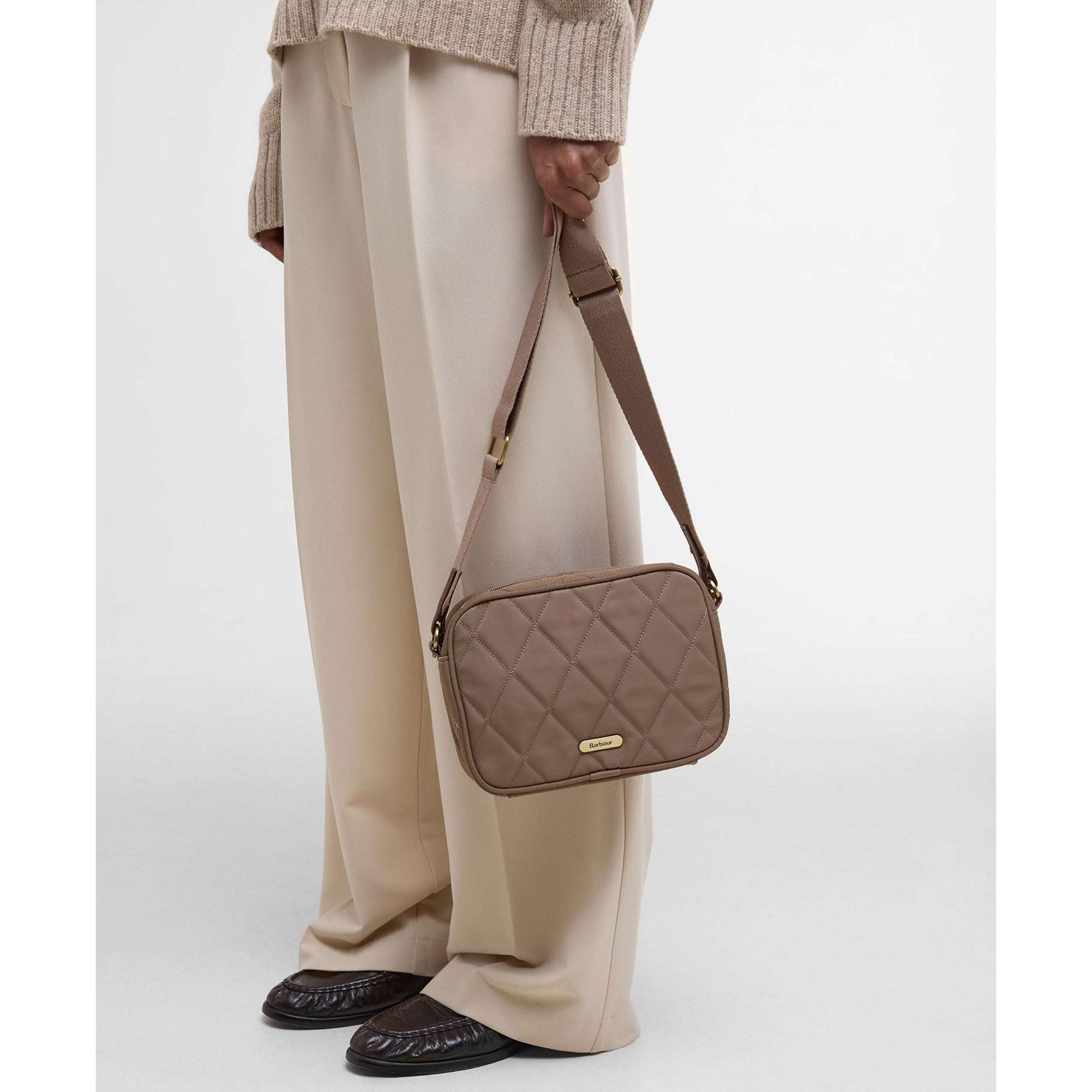 Barbour Quilted Crossbody Bag - New Sand