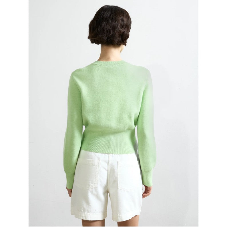 French Connection Nyrobi Cardigan in Apple Green 78YBA