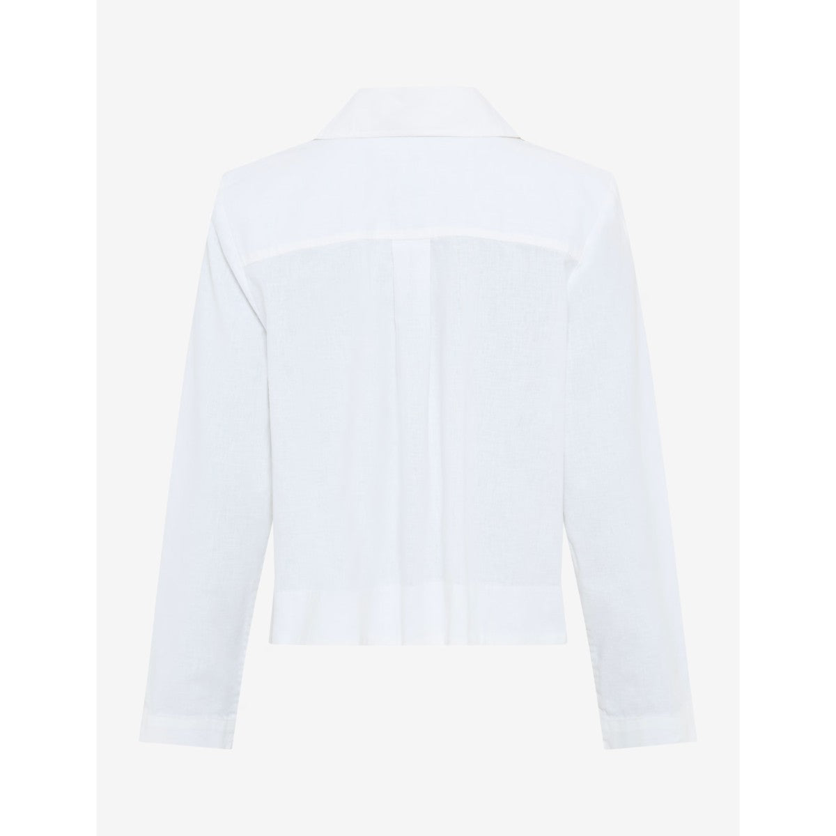 Brax Vega Linen Blend Blouse In White