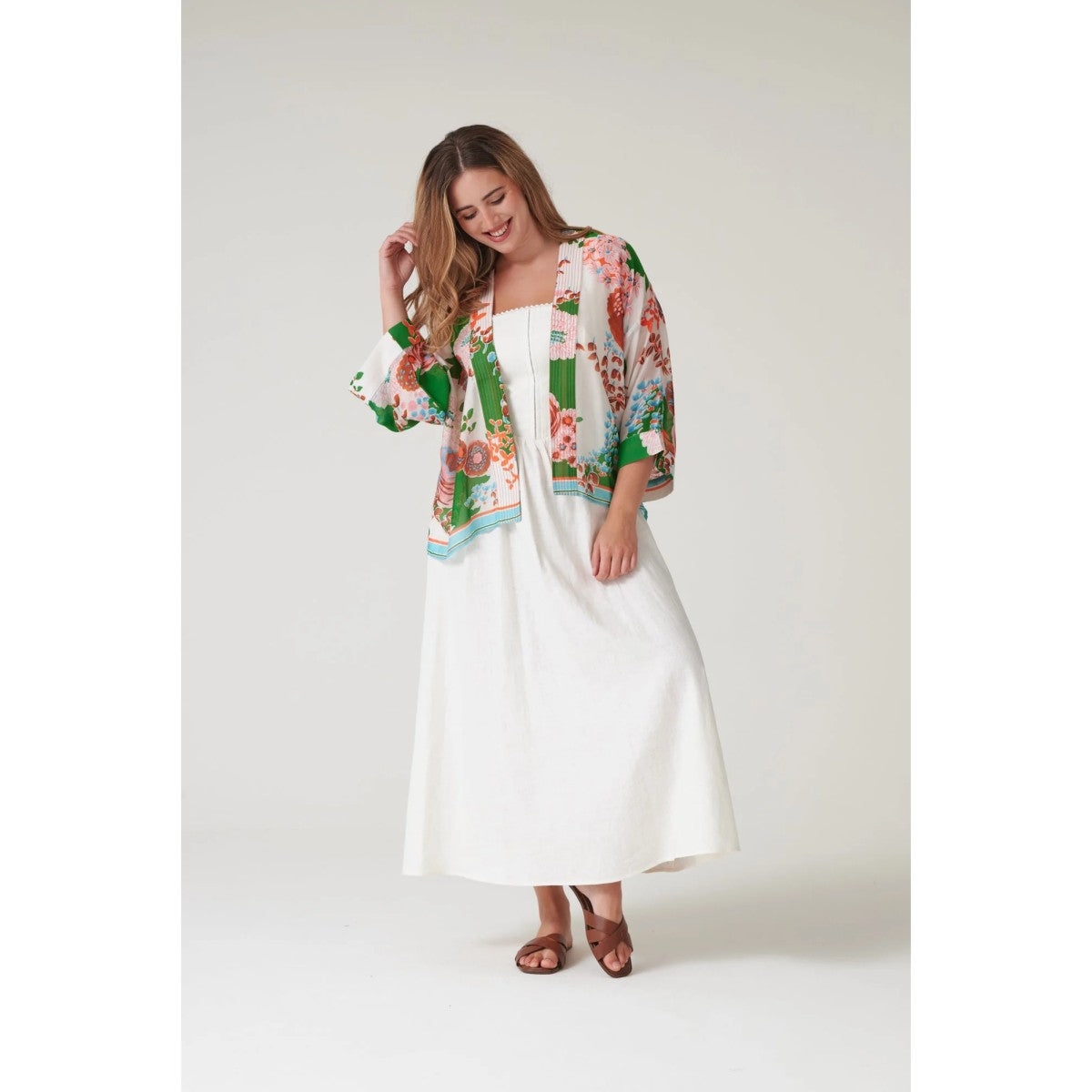 One Hundred Stars Kitsch Bouquet Kimono