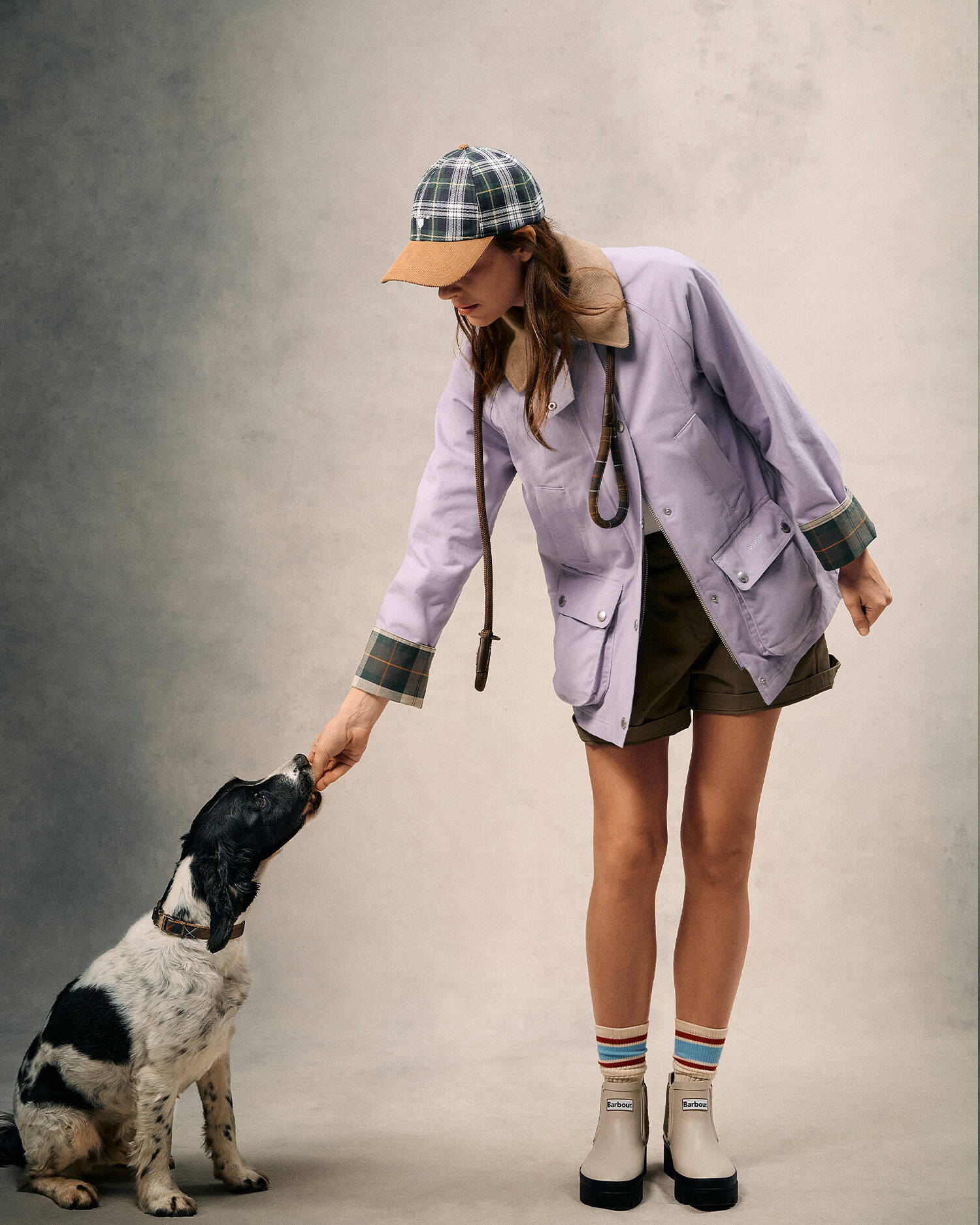 Barbour Beadnell Casual Jacket In Heather/Mist