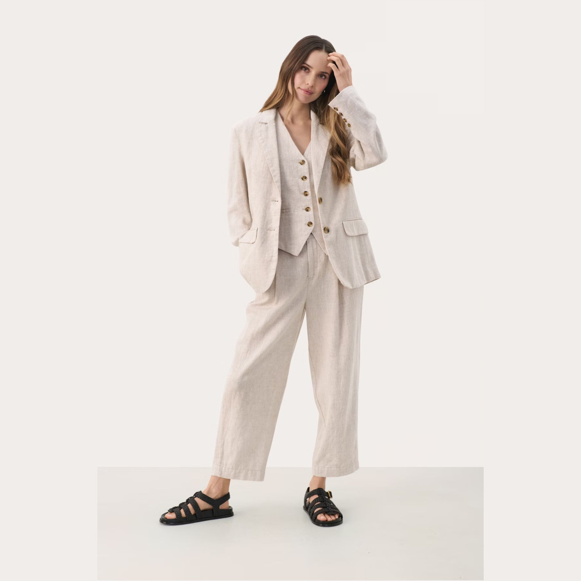 Part Two NikoletaPW Blazer in French Oak Malange 30309388