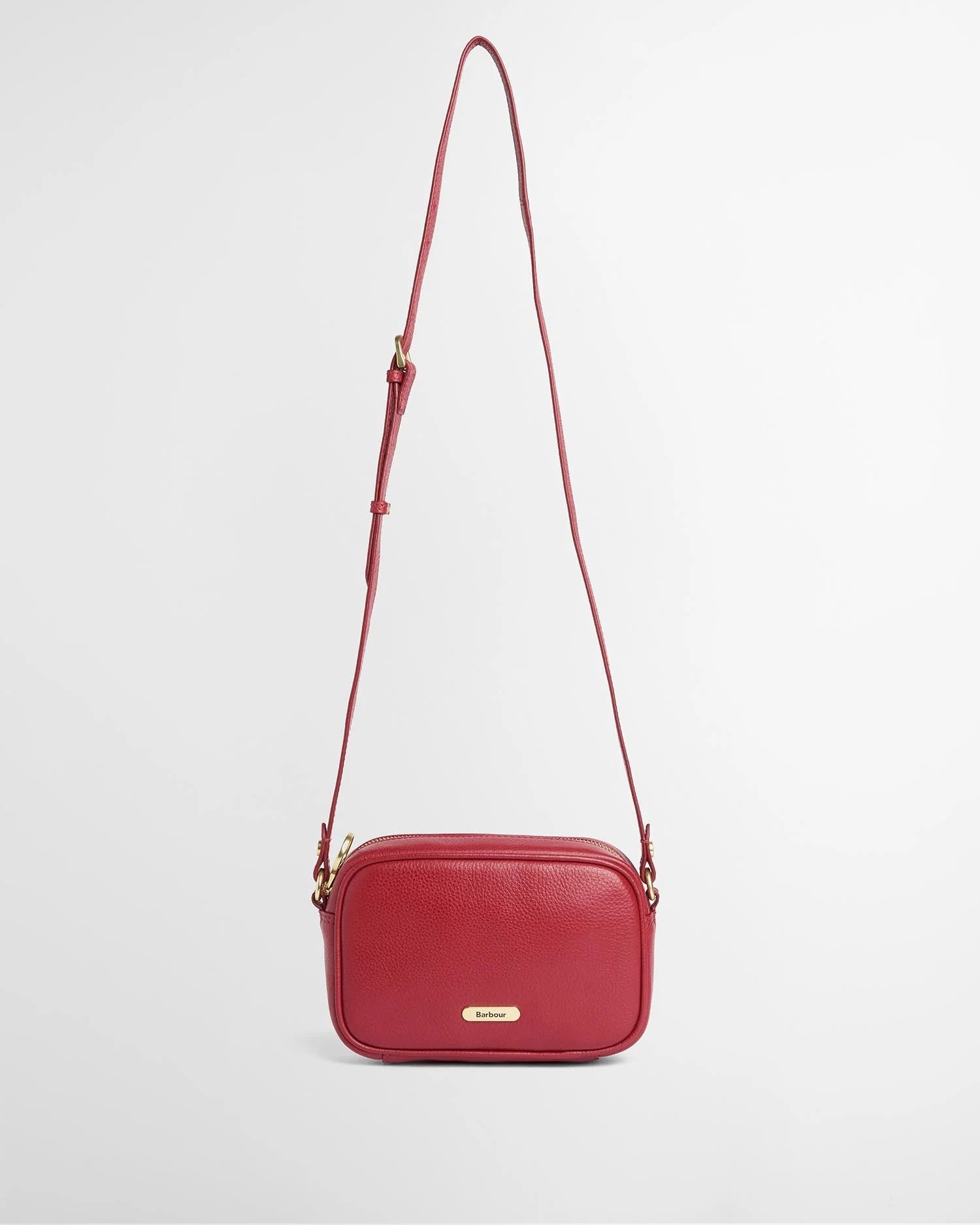 Barbour Daphne Leather Mini Crossbody Bag In Red LBA0546RE911