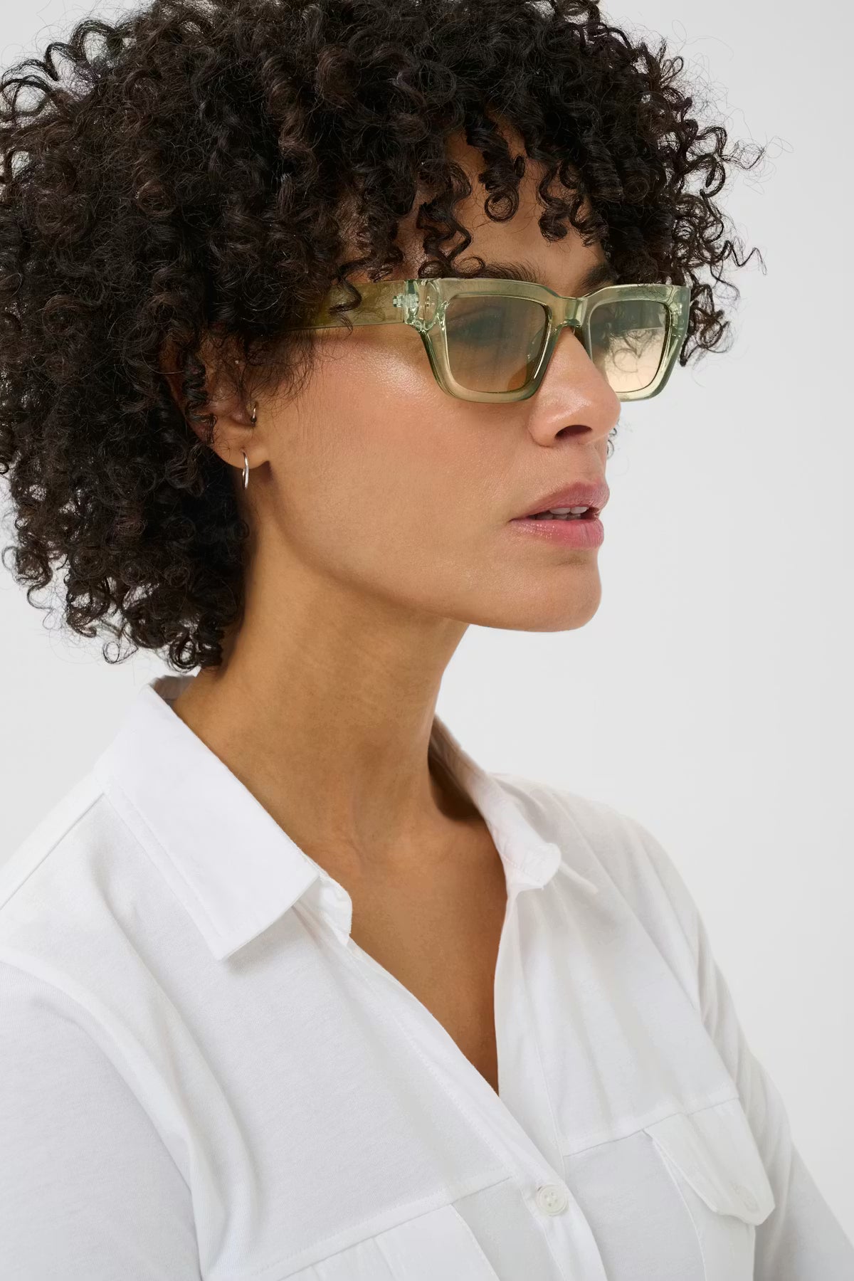 Part Two Adile Sunglasses In Mermaid Green