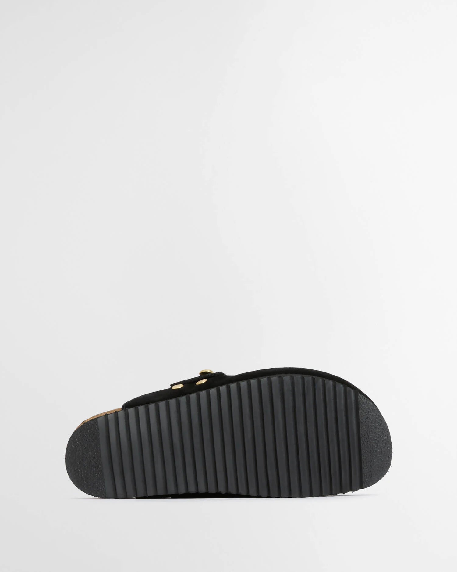Barbour Kyra Suede Mule In Black