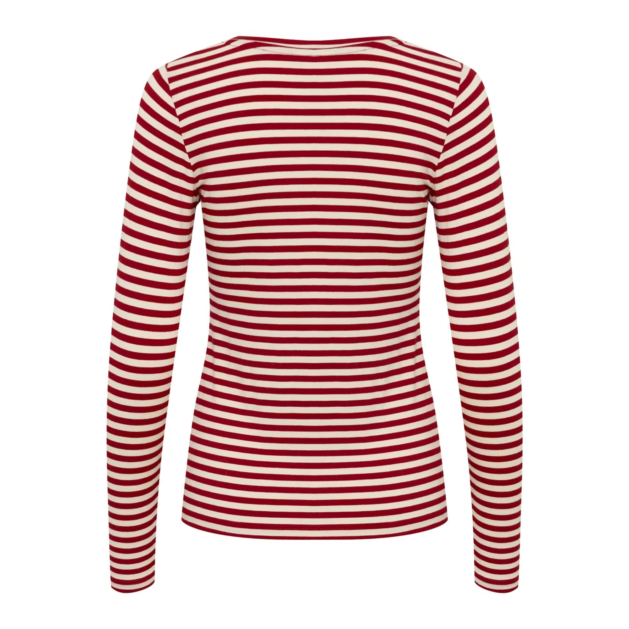 Part Two Emaja T-Shirt in Mars red Stripe 30307290