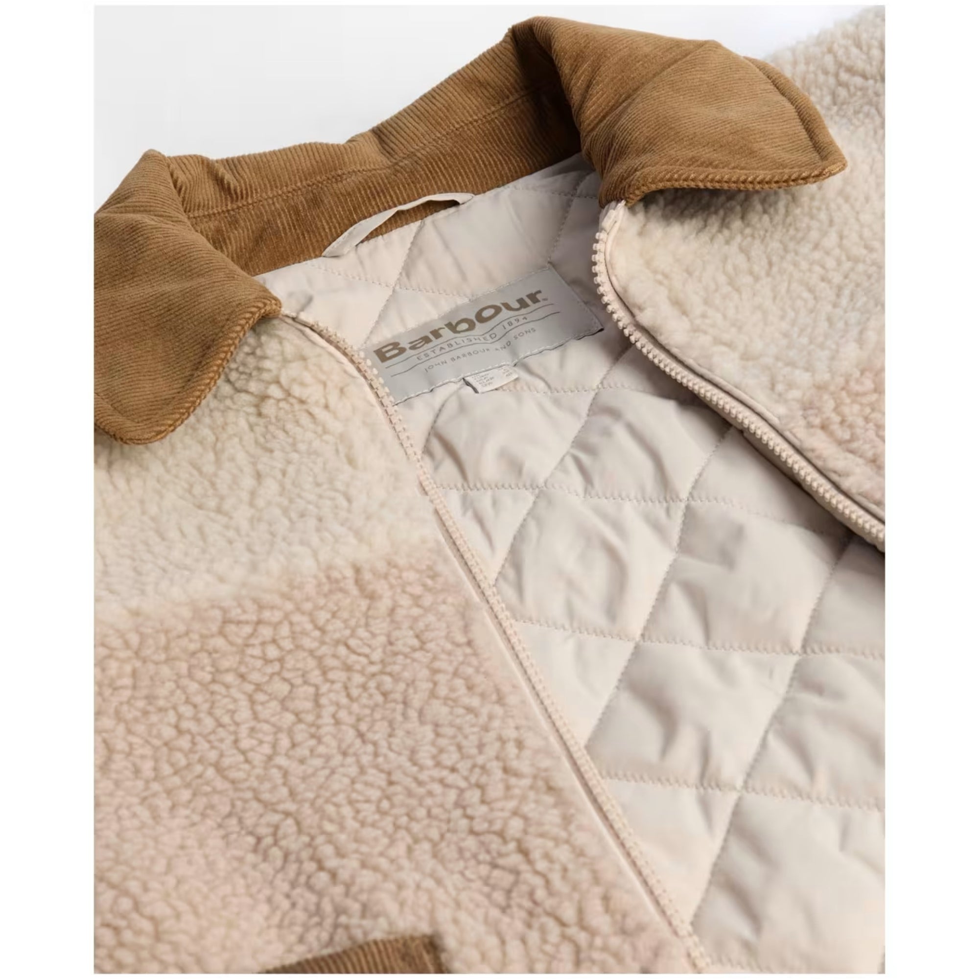 Barbour Luciana Fleece Gilet Natural LFL0079BE11