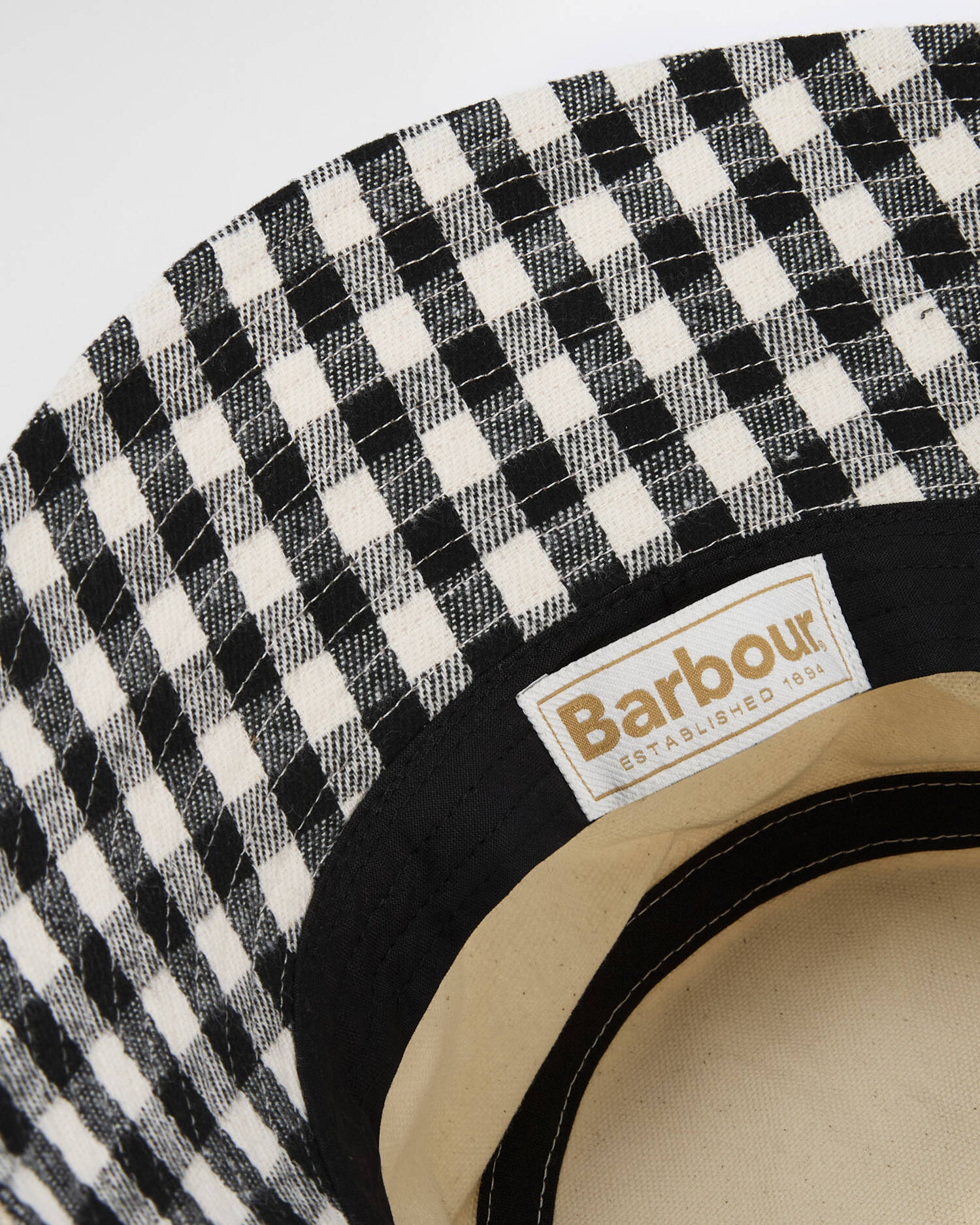 Barbour Selena Bucket Hat In Ecru