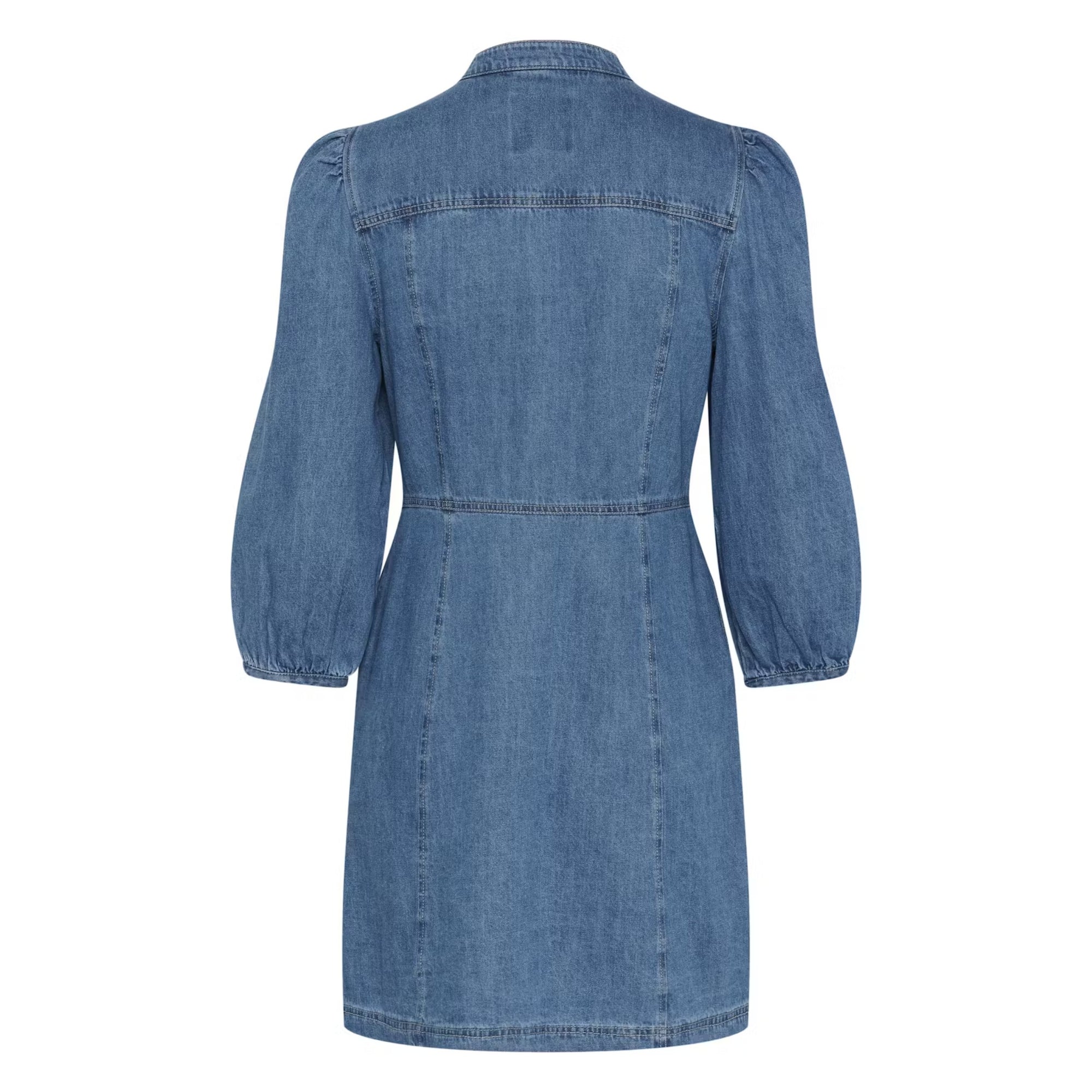 Part Two Polla Dress in Medium Blue Denim 30309254