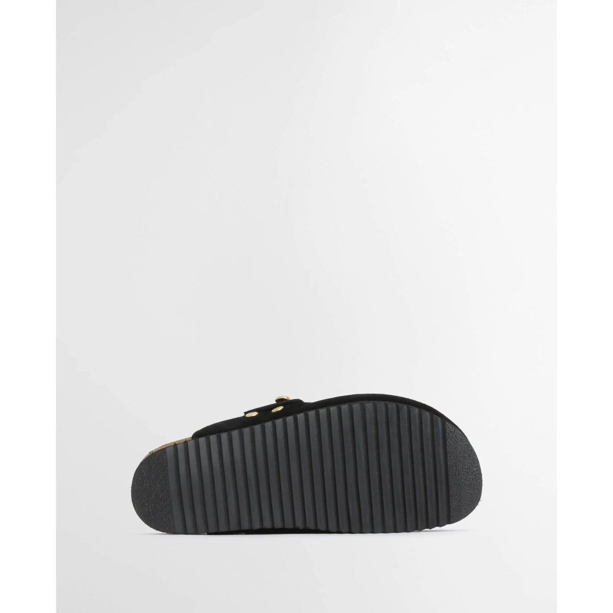 Barbour Kyra Suede Mule In Black