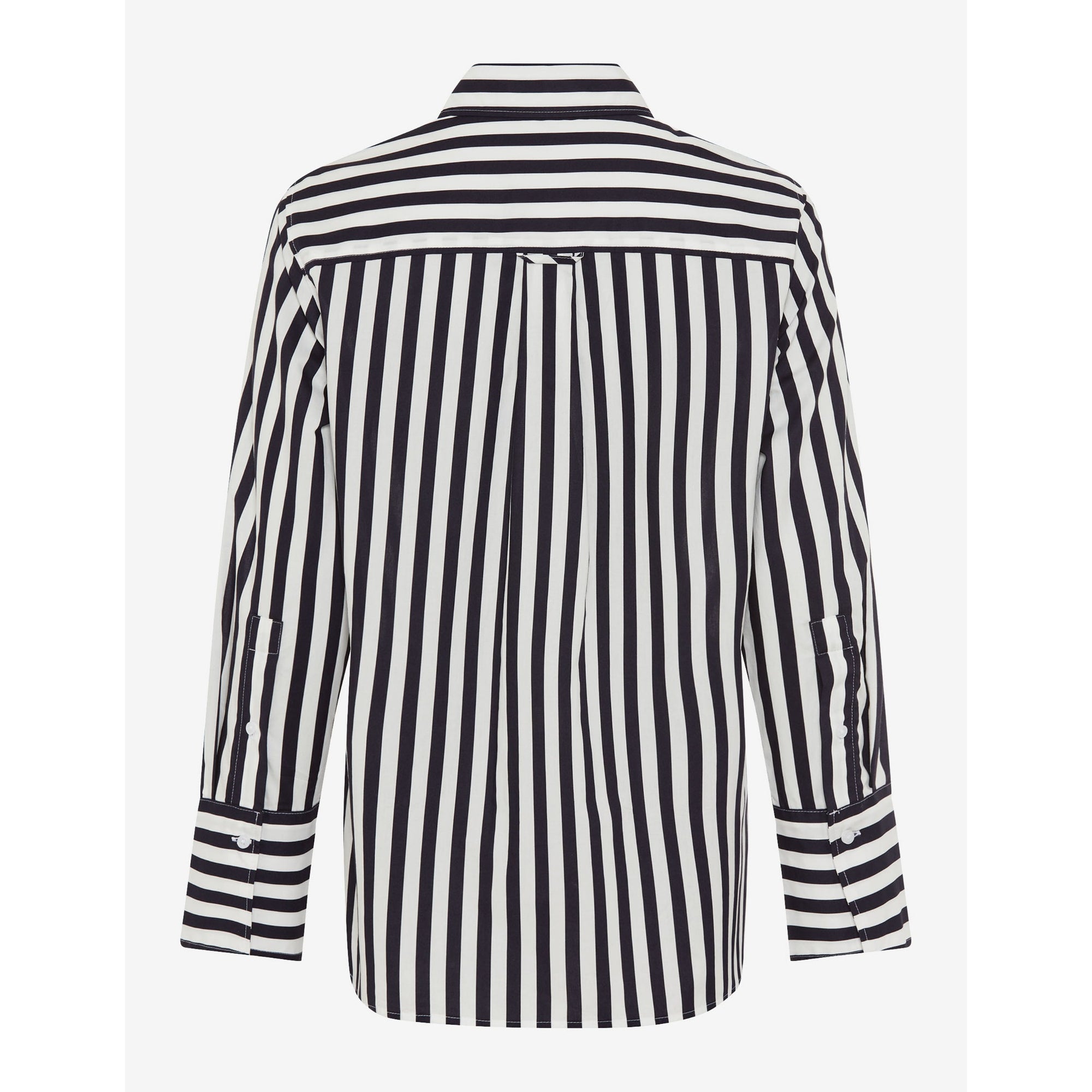 Brax Viki Poplin Pure Cotton Blouse in Navy 45-5948