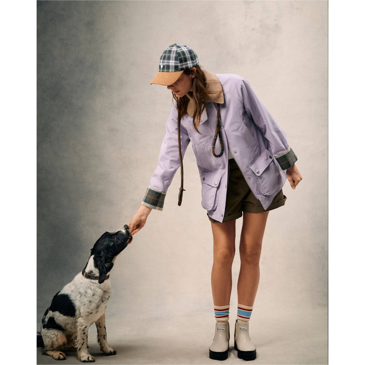 Barbour Beadnell Casual Jacket In Heather/Mist