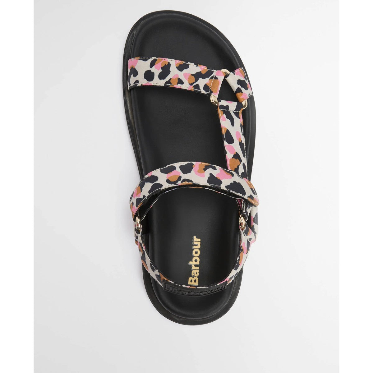 Barbour Caitlin Sandals In Leopard Print