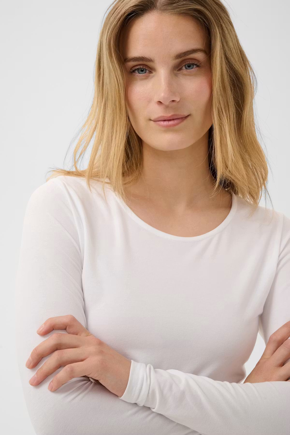 Part Two Nemajas Round Neck T-Shirt In Bright White