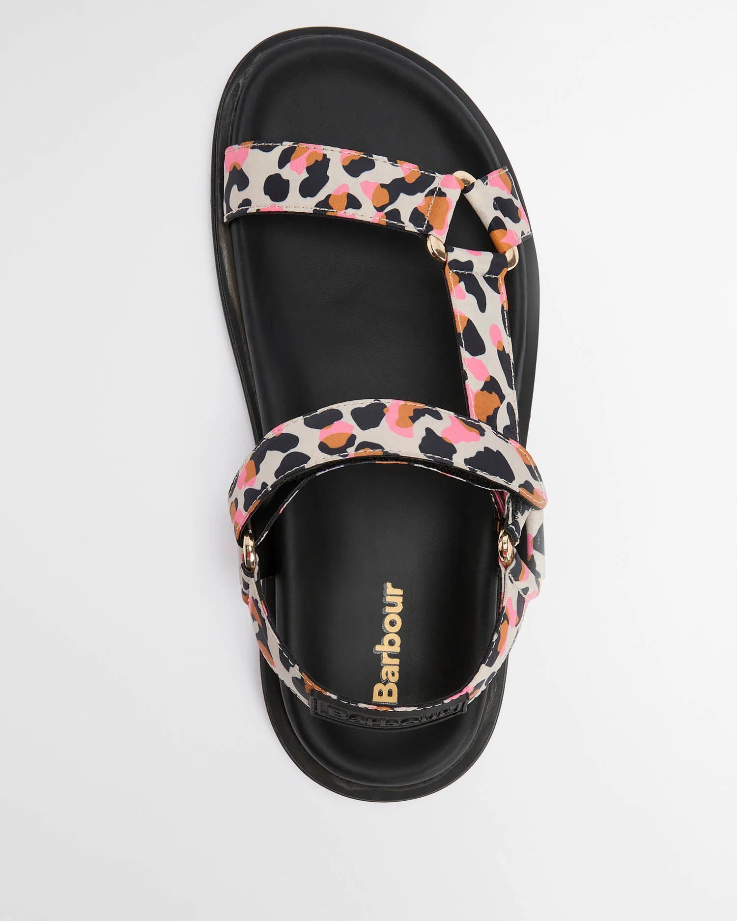 Barbour Caitlin Sandals In Leopard Print