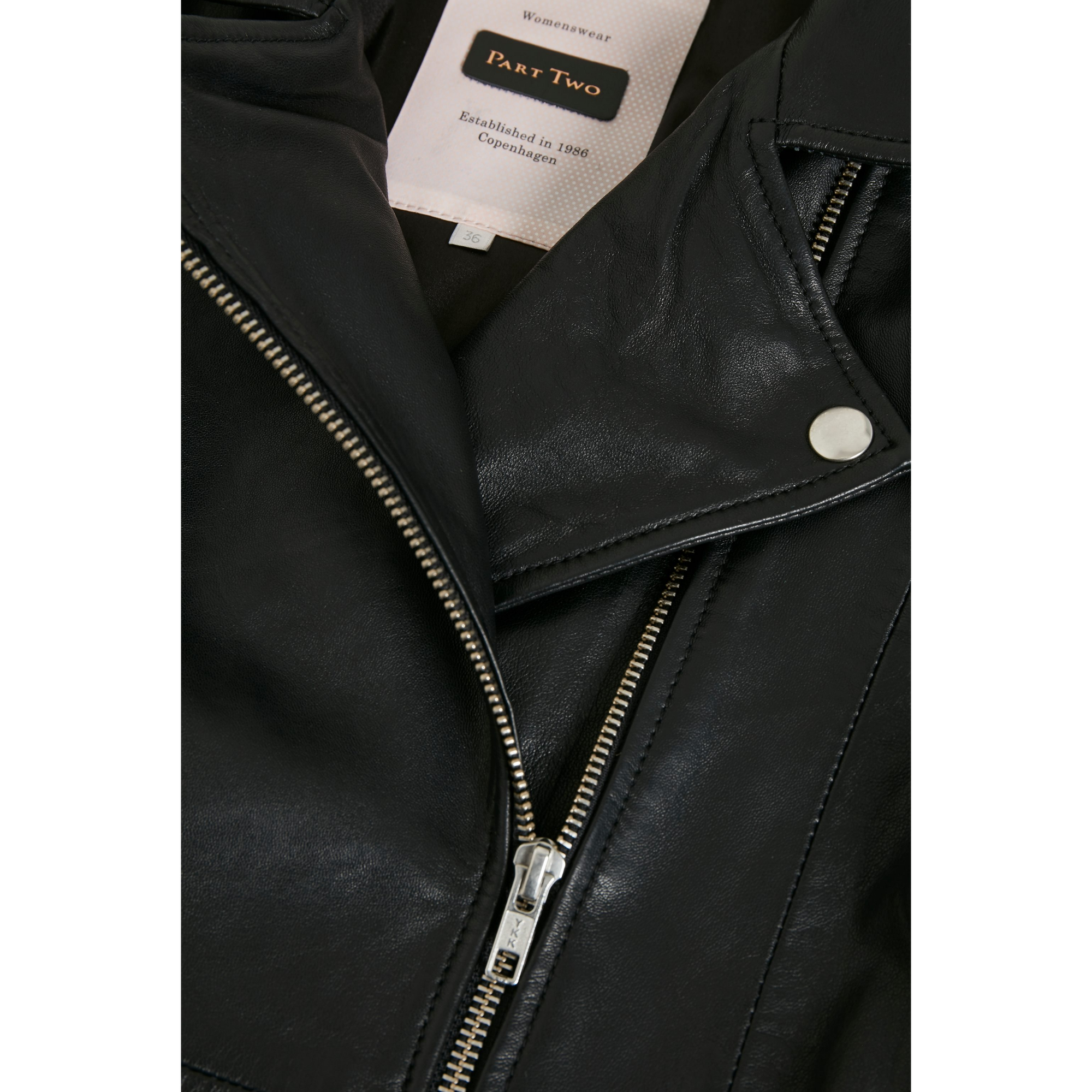 Part Two Francis Leather Jacket In Black 30305718