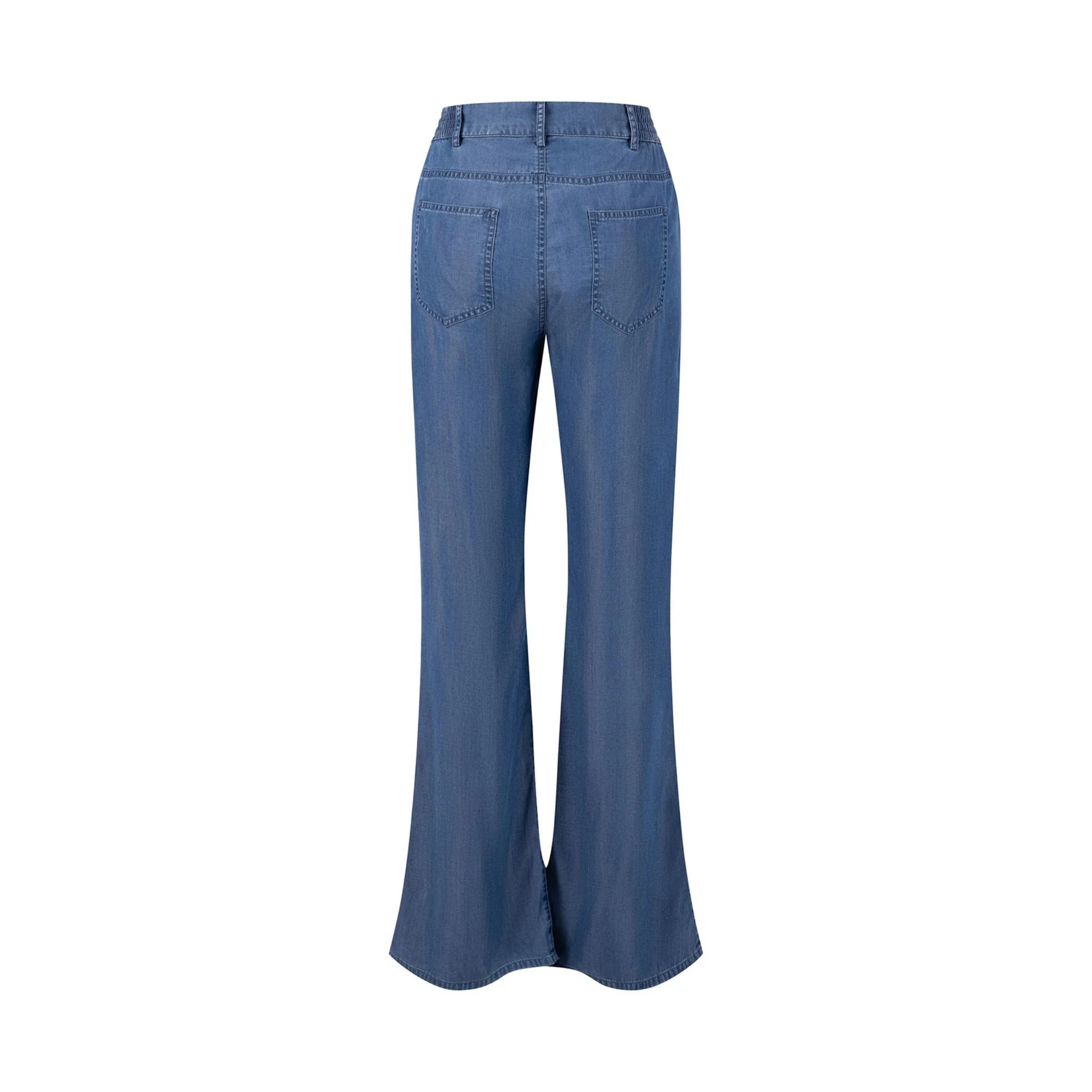 Fynch-Hatton Tencel Trousers Ocean Blue 24024220