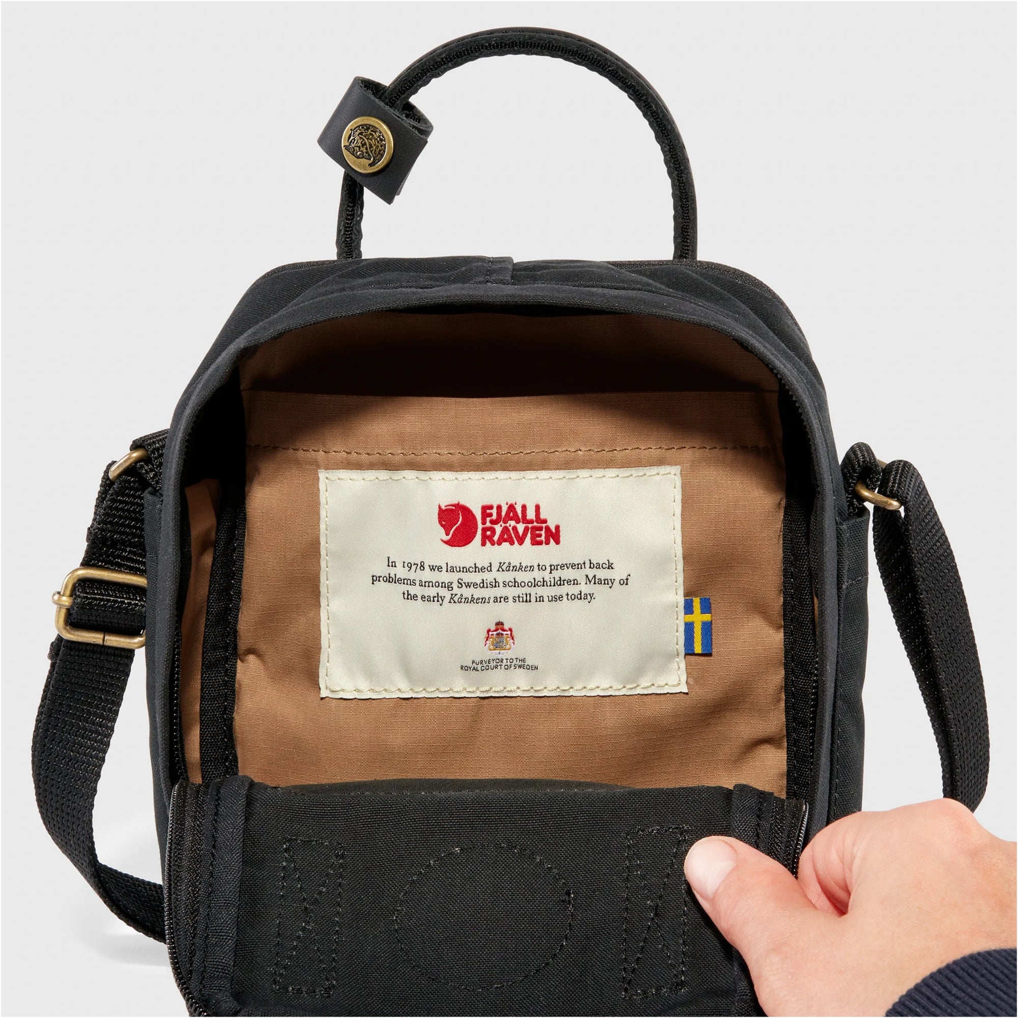 Fjällräven Kanken No.2 Sling Shoulder Bag Black