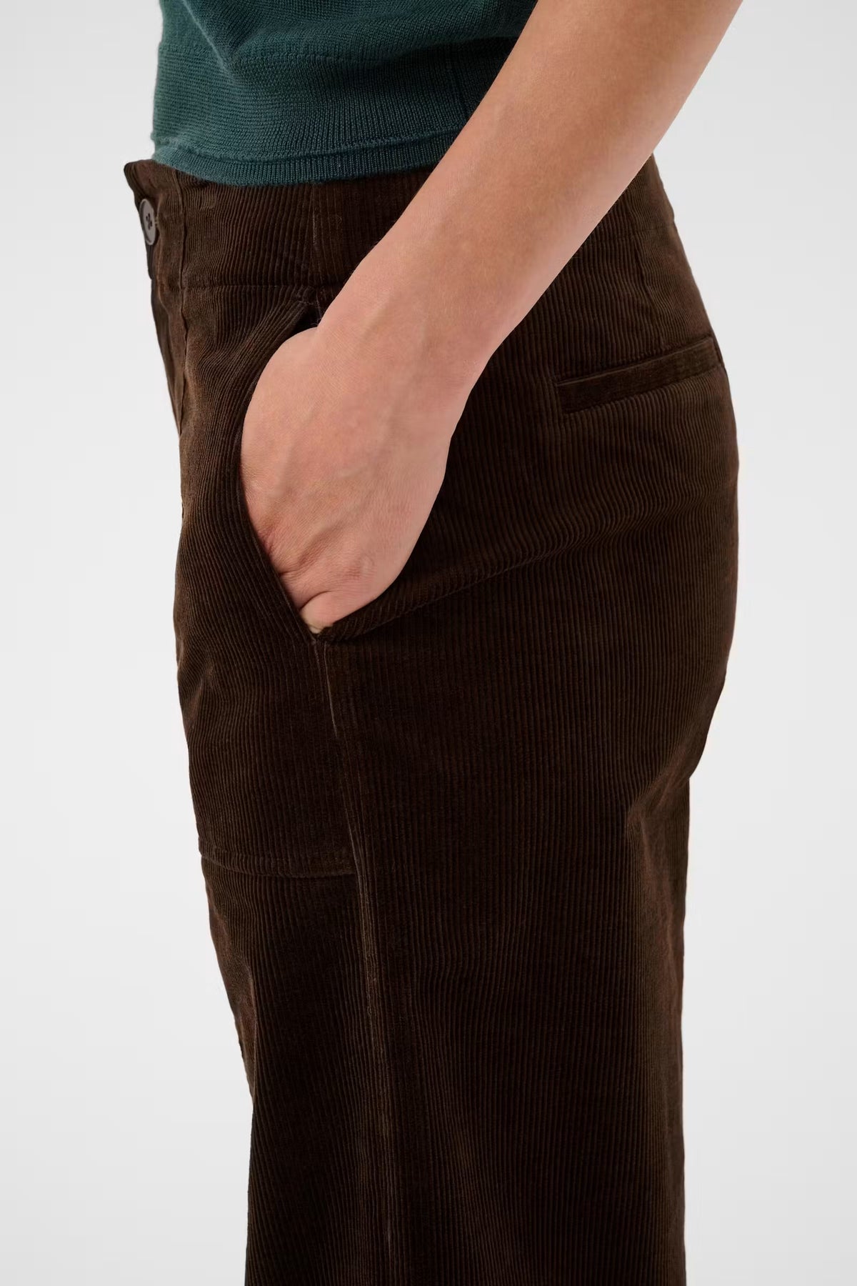 Part Two Netta Corduroy Trousers In Mole 30310895