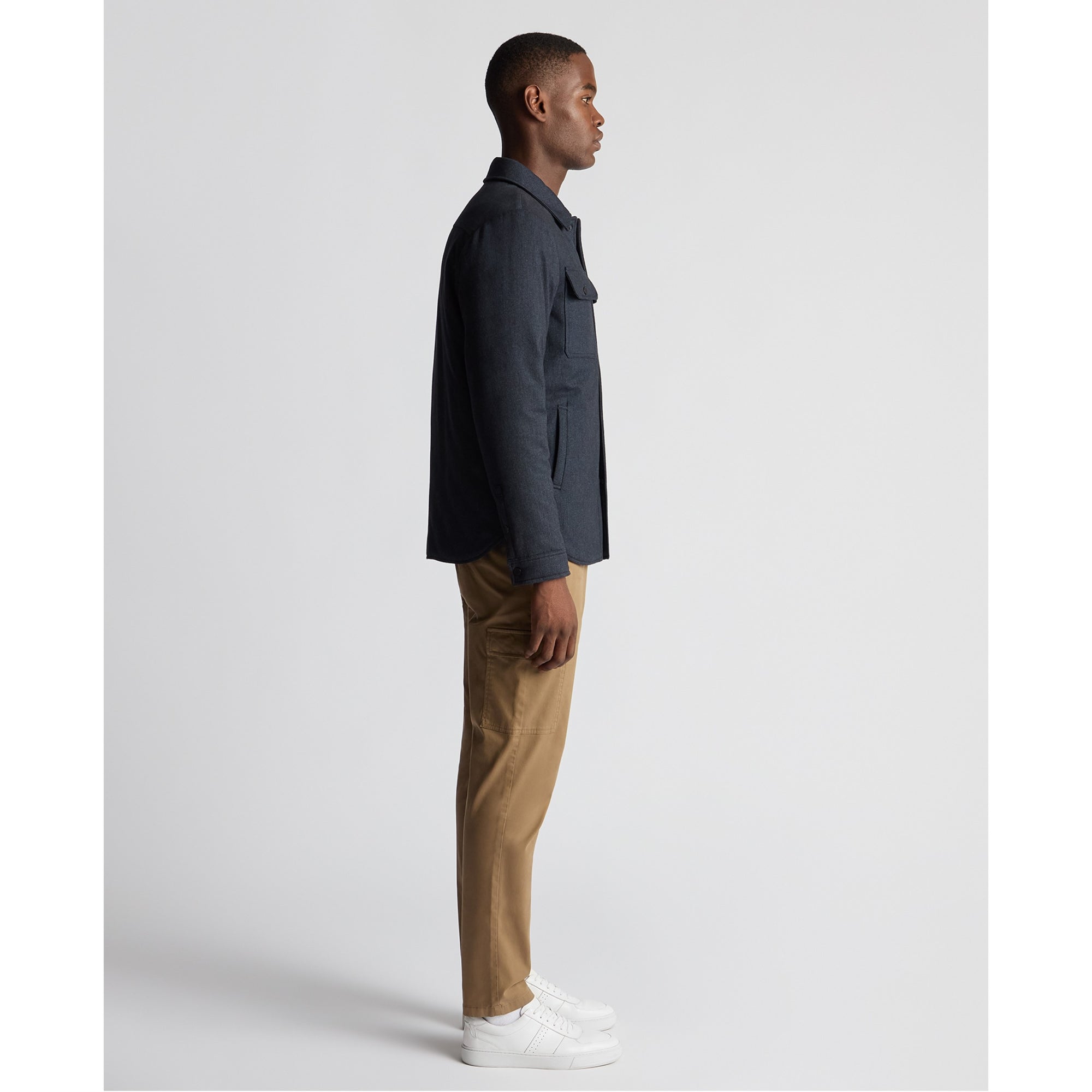 Remus Uomo Braydon Shirt Jacket Dark Blue 80708