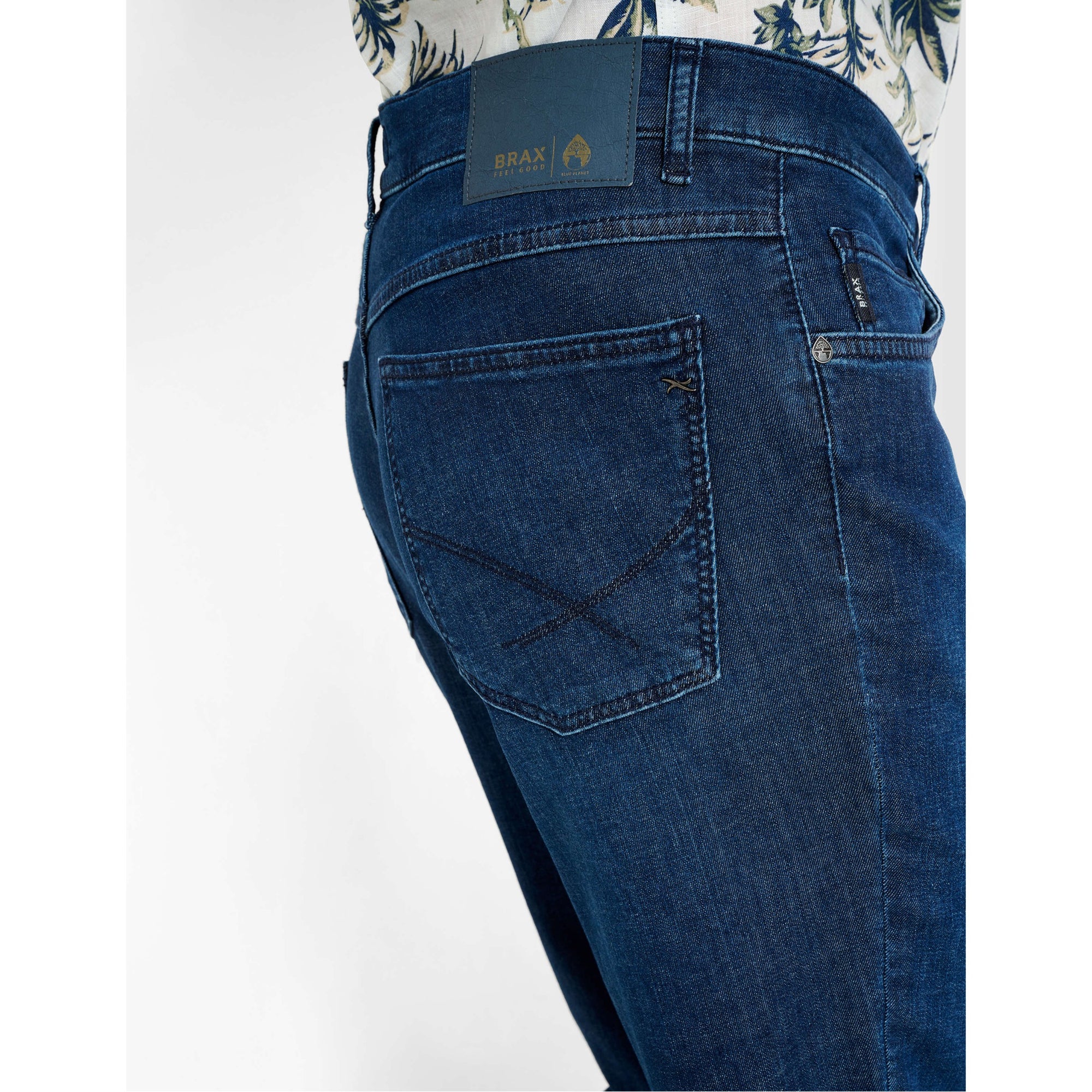 Brax Summer Weight Soft Jeans 84-6228 Cooper Dark Blue Used