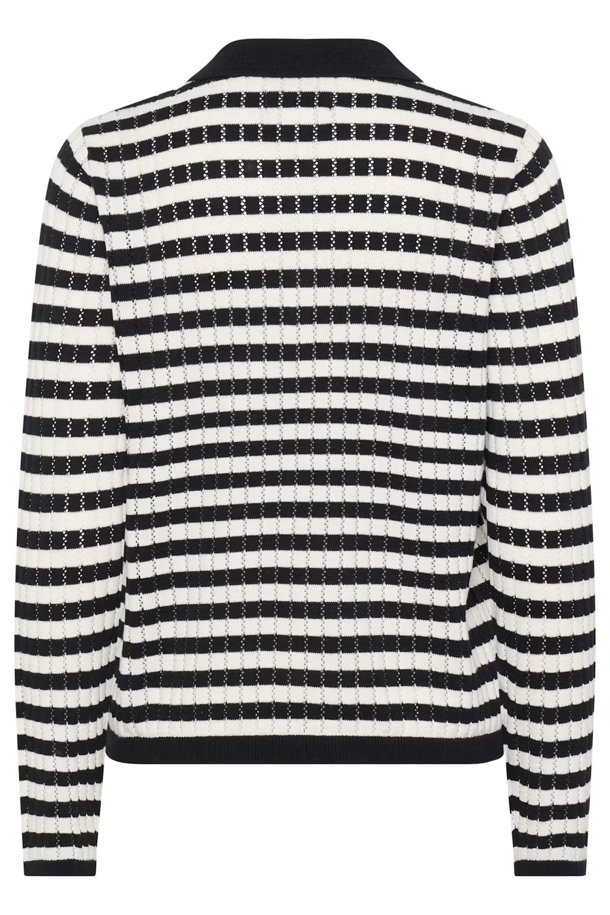 Part Two Zaria Knit Jumper In Dark Navy Stripe