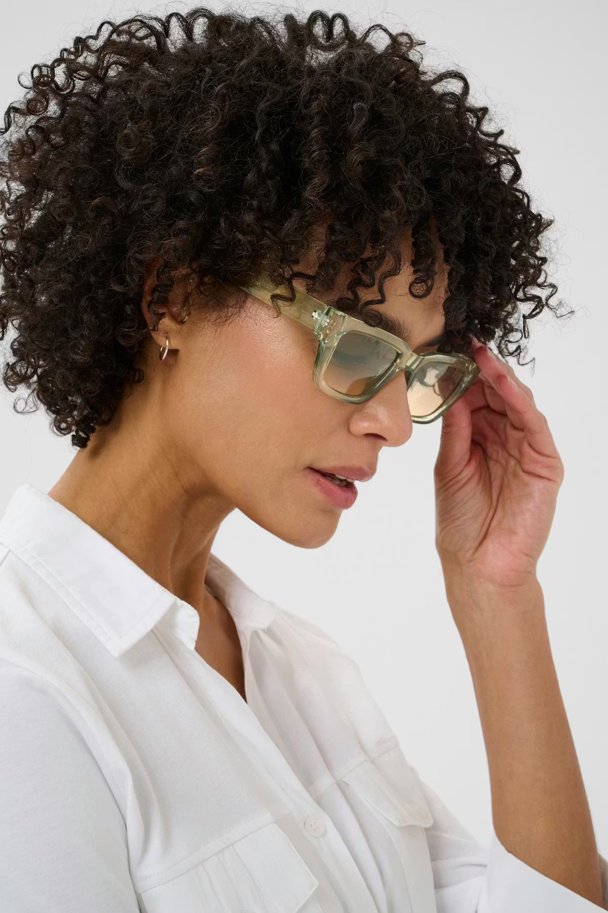 Part Two Adile Sunglasses In Mermaid Green
