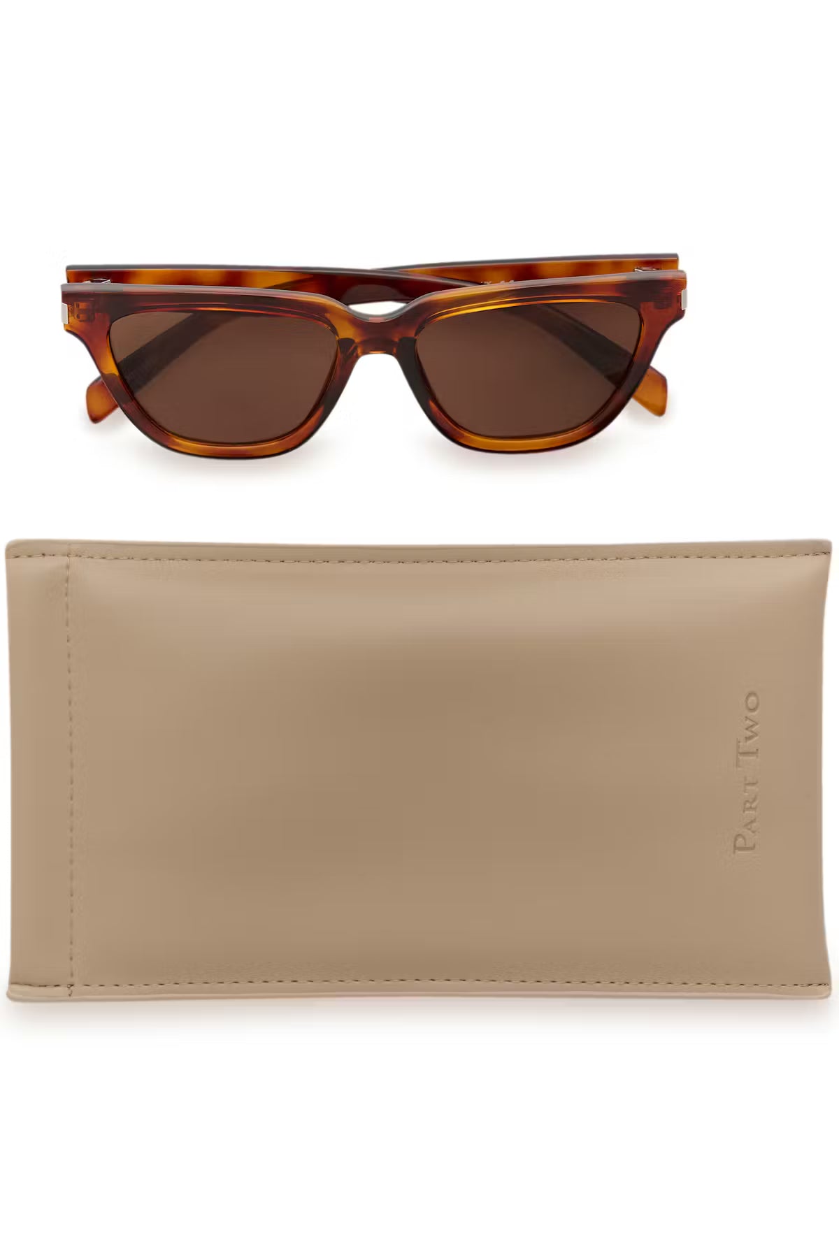 Part Two Bulenga Sunglasses In Faded Tortoise Shell