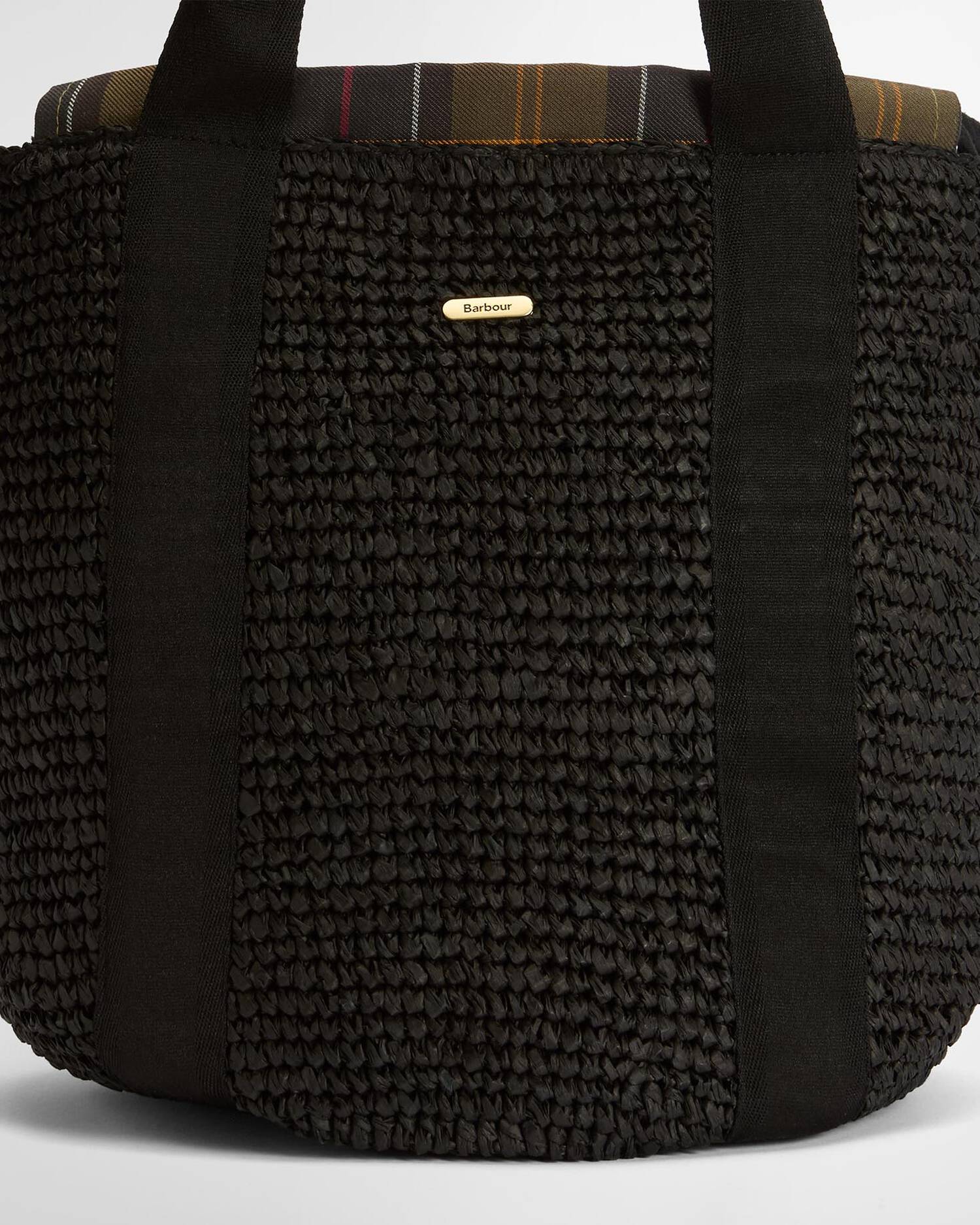 Barbour Lily Beach Tote In Black