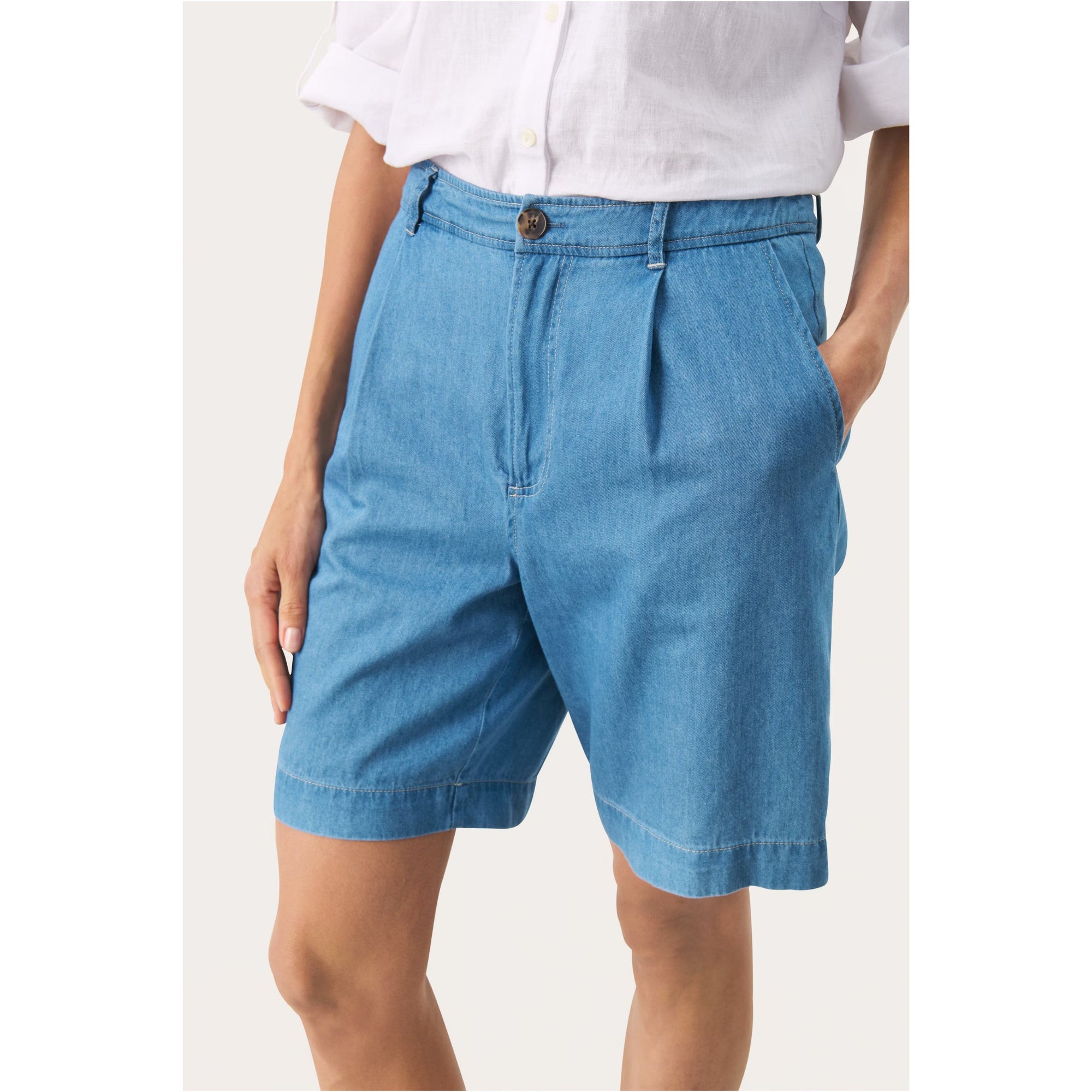 Part Two ReginaPW Shorts in Light Blue Denim 30309641