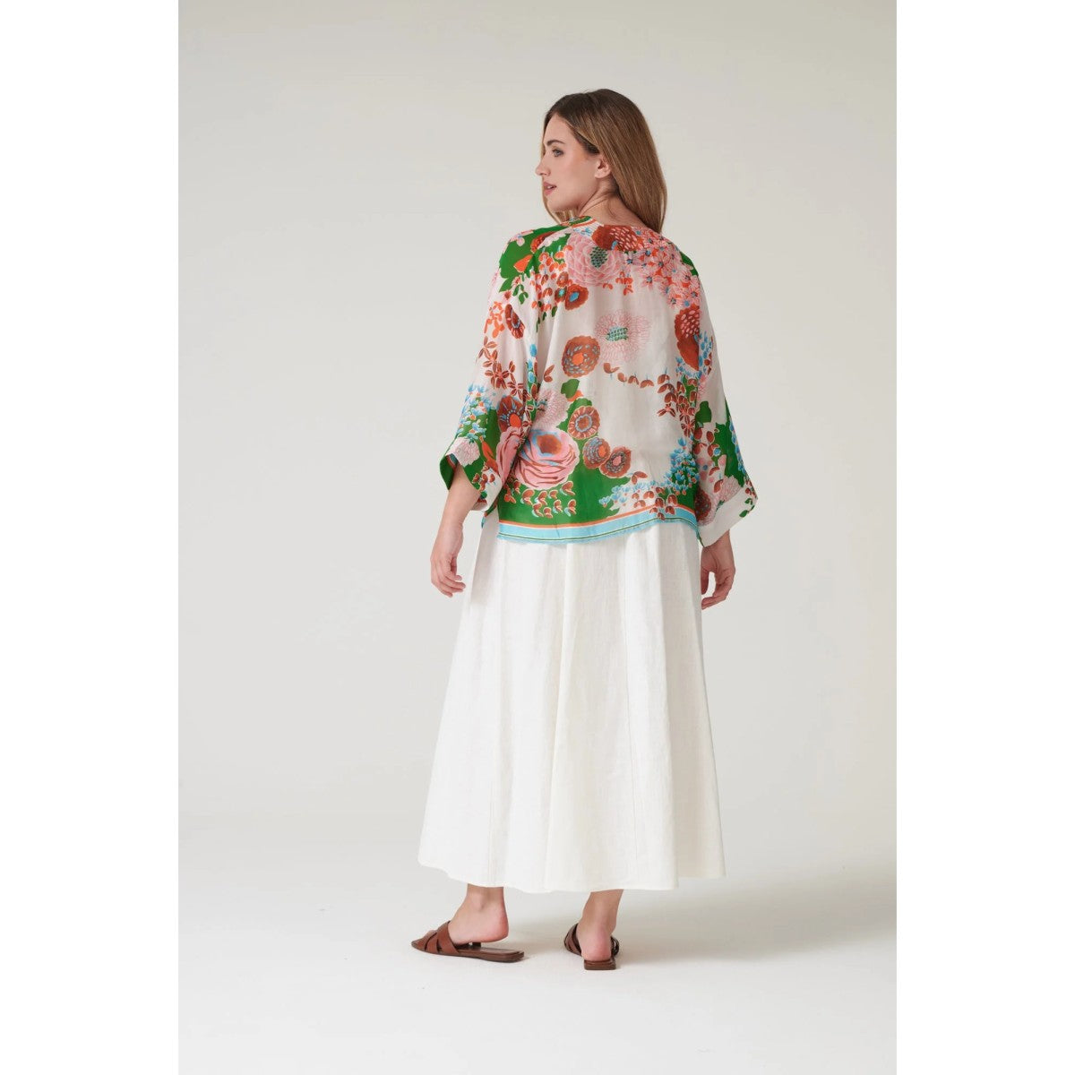 One Hundred Stars Kitsch Bouquet Kimono