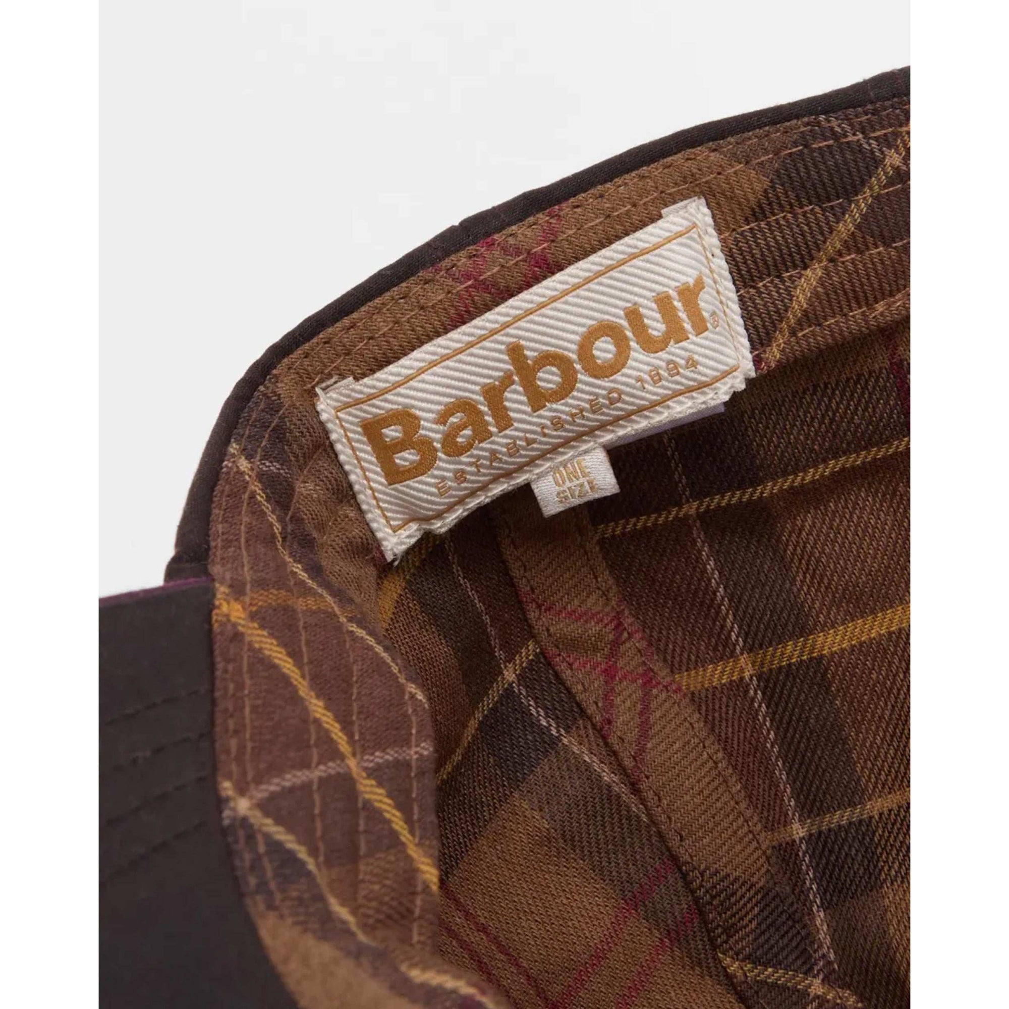 Barbour Beauly Waxed Cap - Rustic/Merlot
