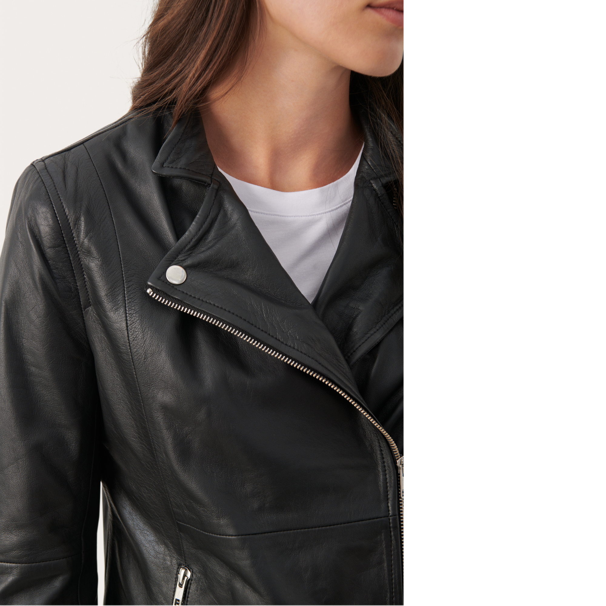 Part Two Francis Leather Jacket In Black 30305718