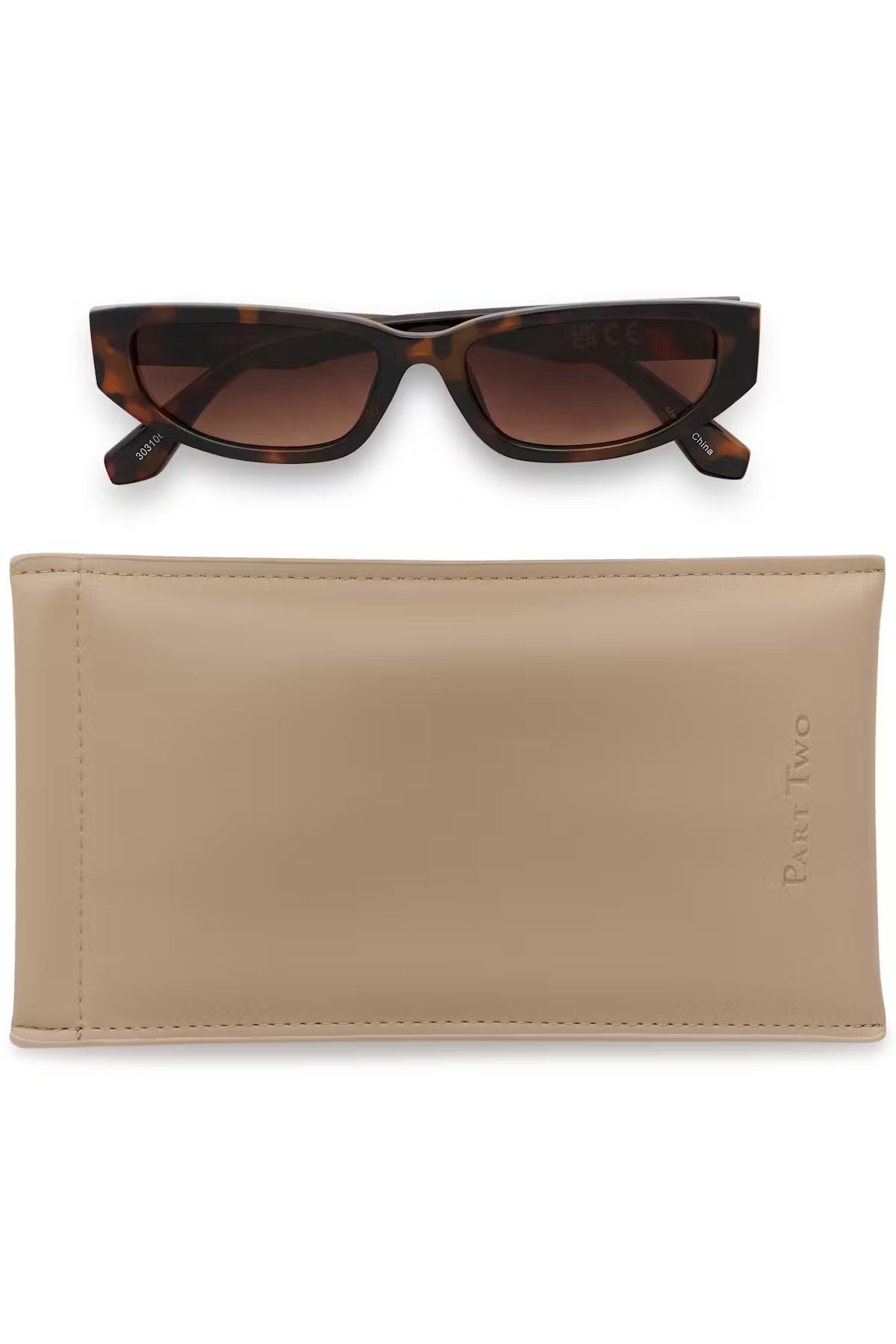 Part Two Becca Sunglasses In  Brown Tortoise Shell