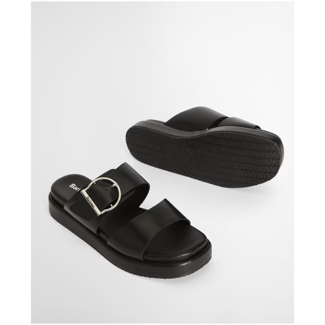Barbour Adele Leather Sandal LFO0761 Black