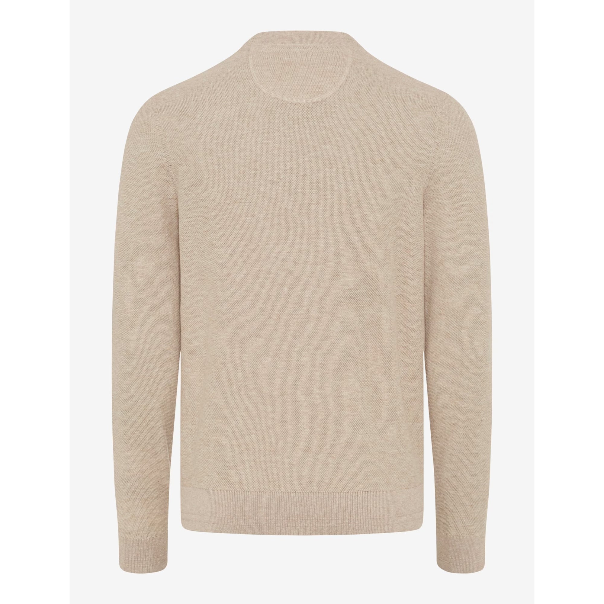 Beige sweater on a white background