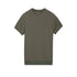 Green t-shirt on a white background