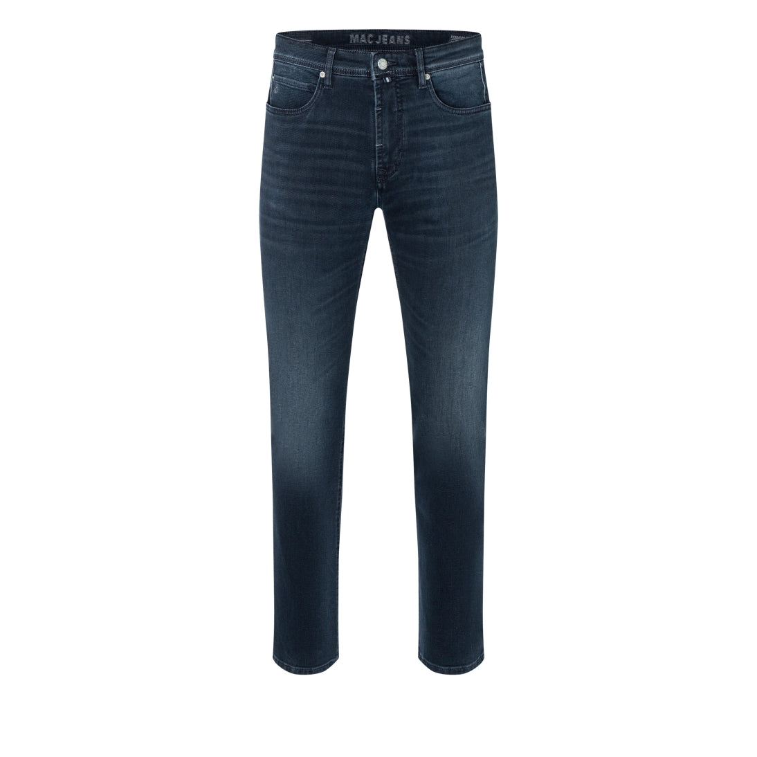 MAC Arne Modern Fit Left Handed Denim Jeans 0976L Deep Blue Authentic Used